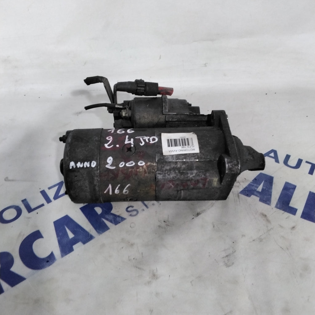 motorino di avviamento alfa romeo 166 2.4 JDT anno 2000 codice :63114010(sf15p4)