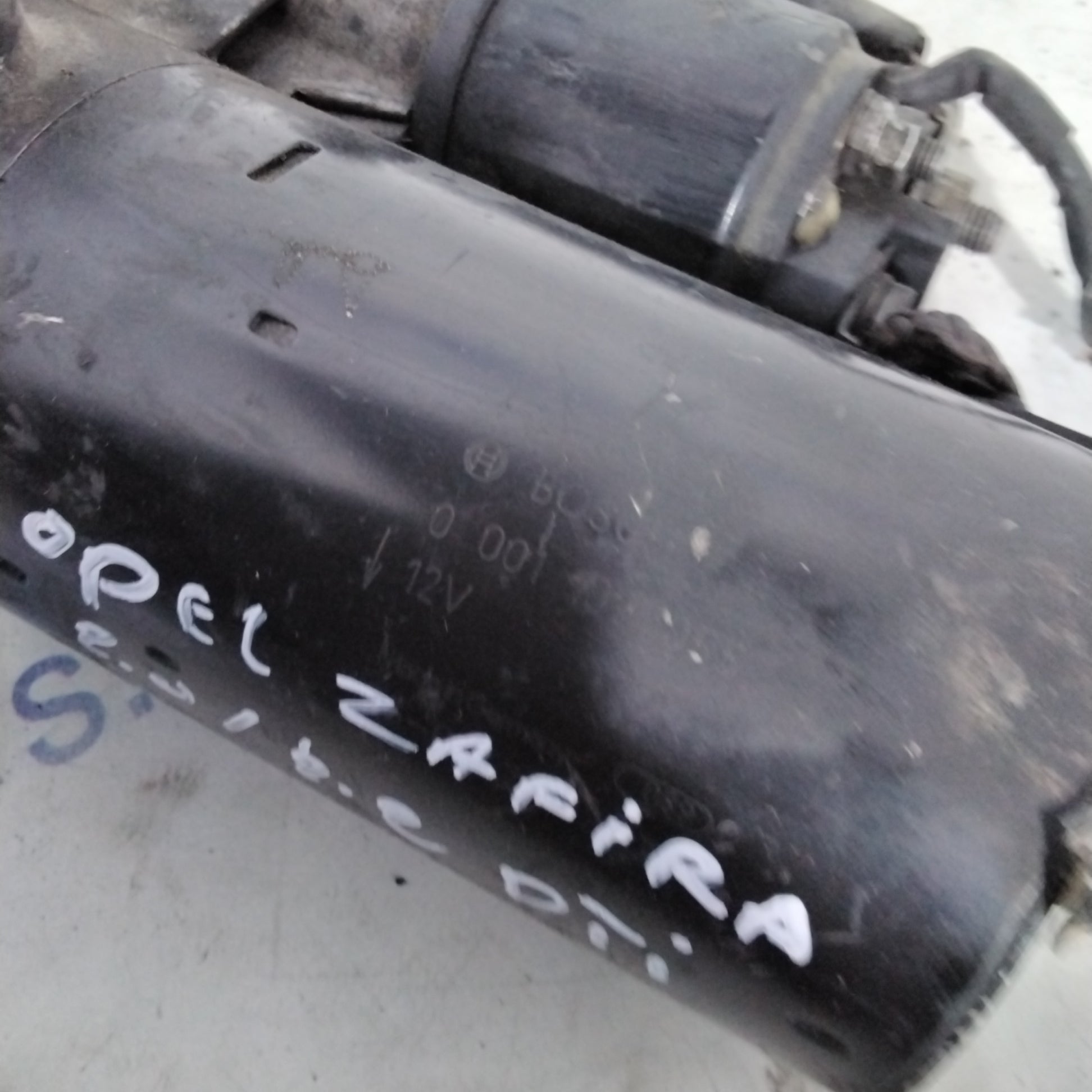 Starter motor Opel Zafira/Astra/Vectra 2.0/2.2 TDI year 1999/2005 code: 0001109055/0001109015