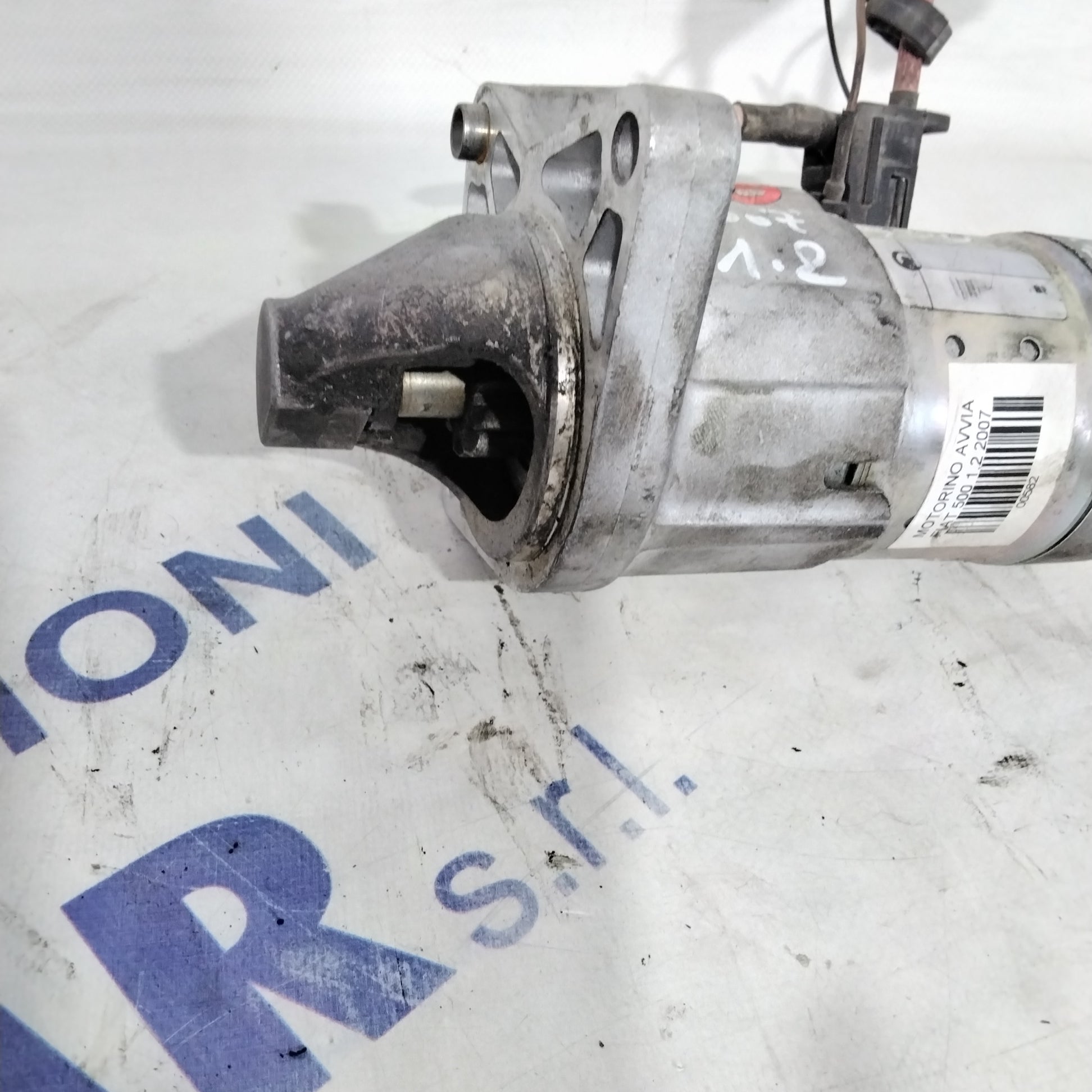 starter motor fiat 500 1.2 petrol year 2007 code s114943s