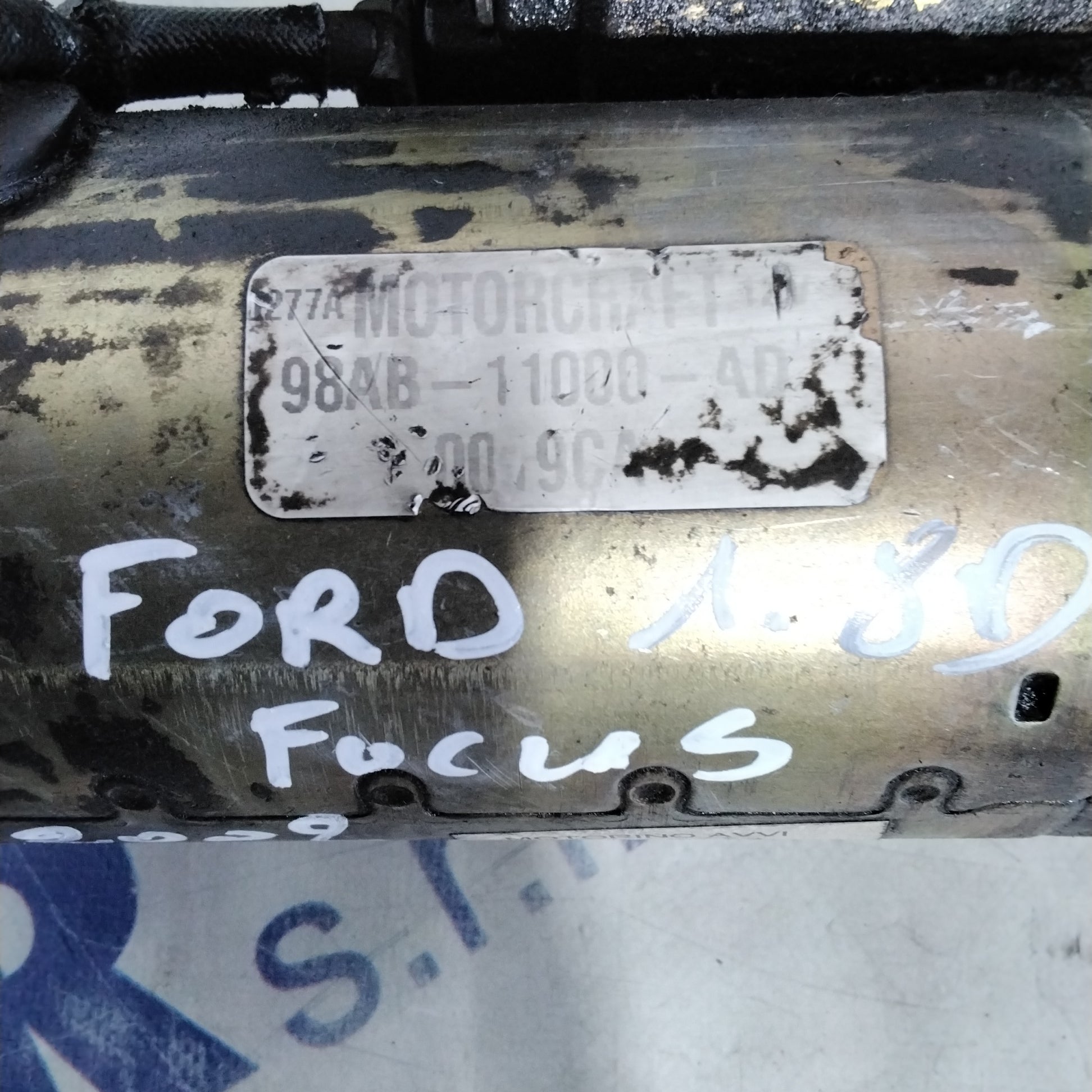 starter motor Ford Focus 1.8 diesel year 2002 code:98AB110004D(sf15p2)