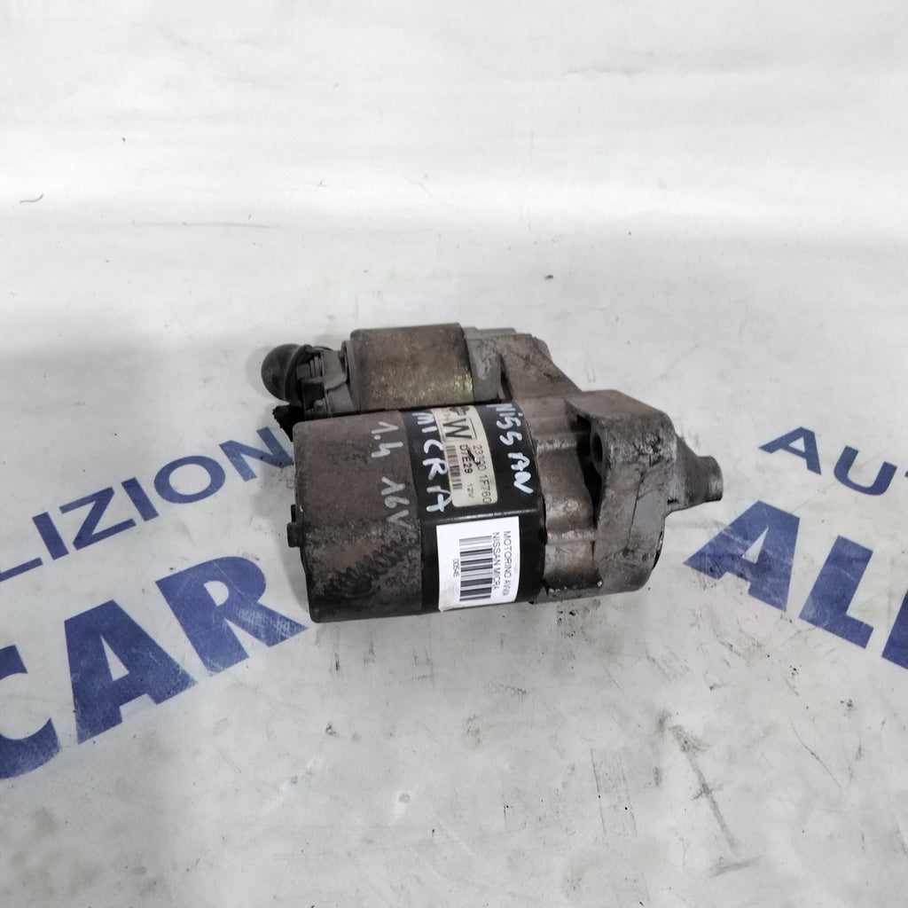 Nissan Micra 1.4 petrol starter motor year 2001 part number 233001F760