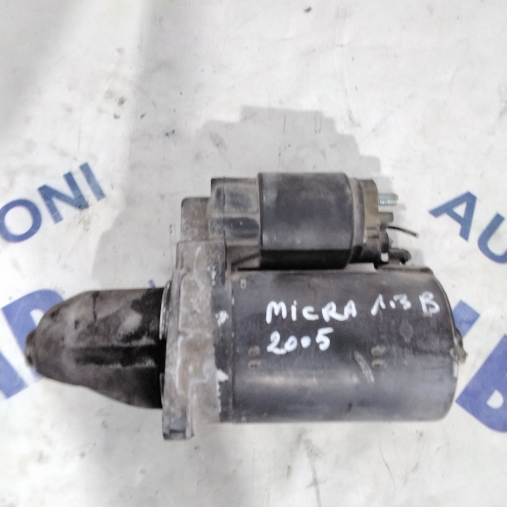 starter motor Nissan Micra 1.3 petrol year 2005 code:0001112018