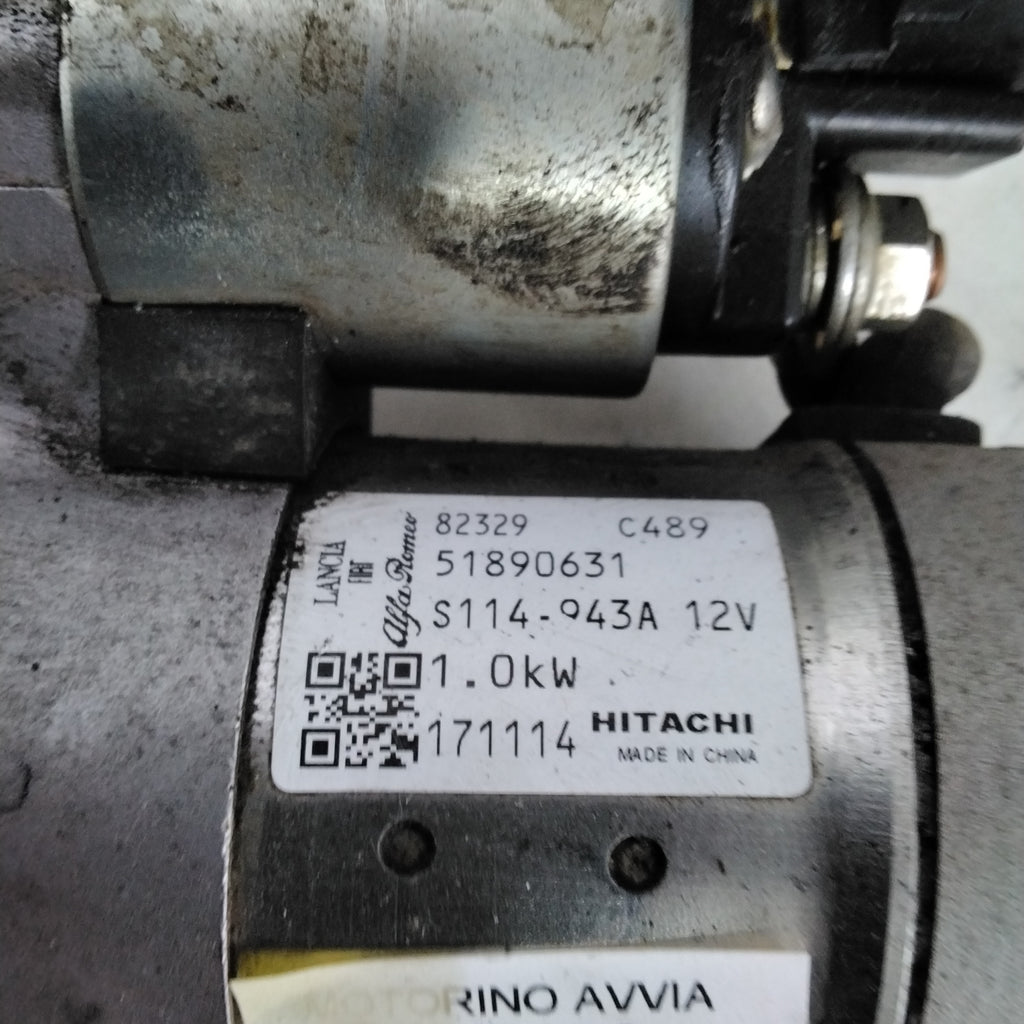 starter motor Fiat 1.4 petrol code:51890631 (sf15p4)