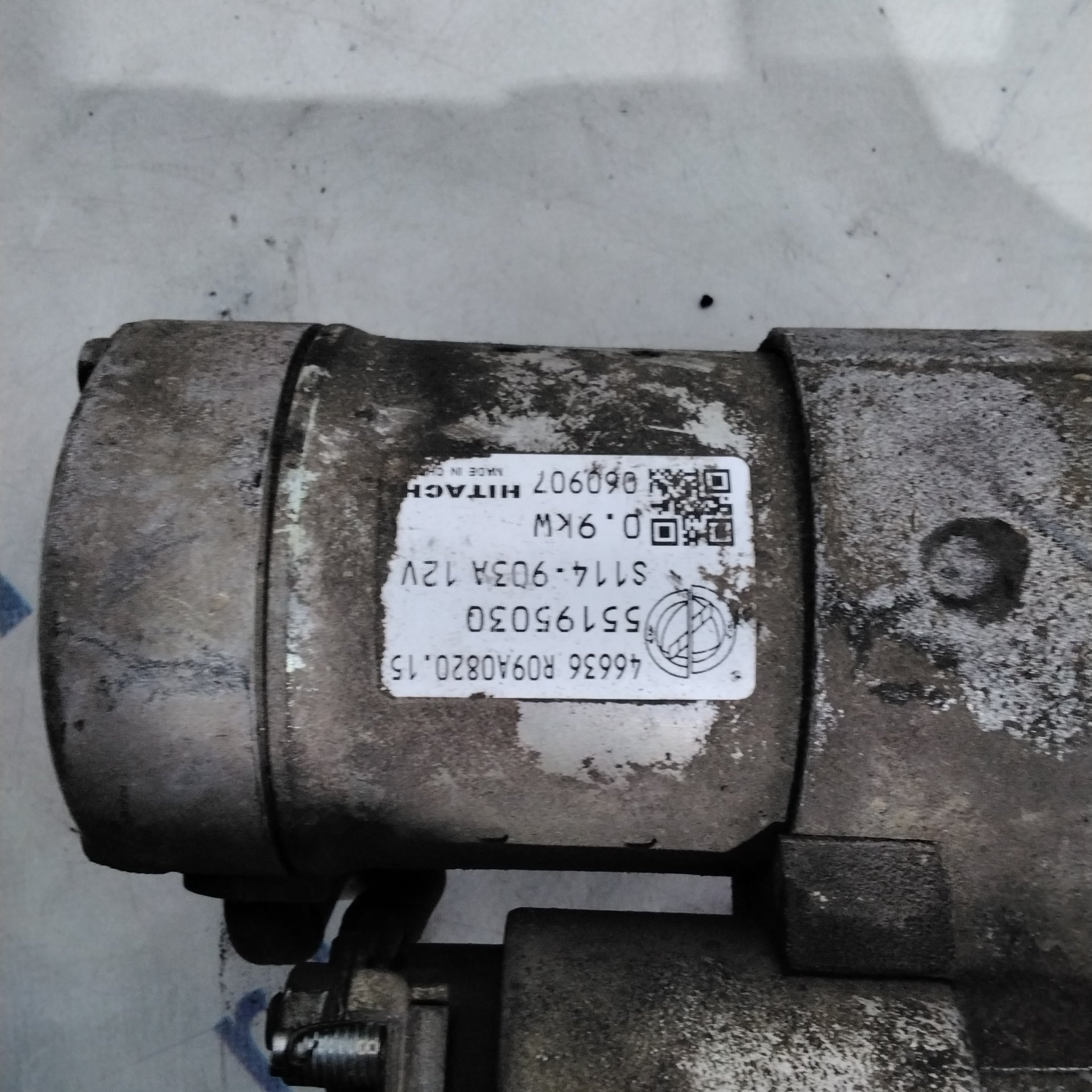Fiat 600 2nd series starter motor year 2006 code: 55195030 (sf15p4)