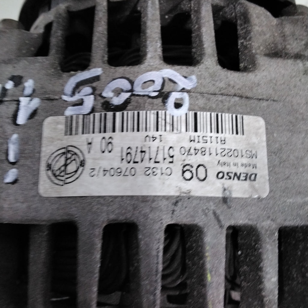 Alternator Fiat Idea 1.4 petrol year 2005 code: 51714791 (sf15p9)