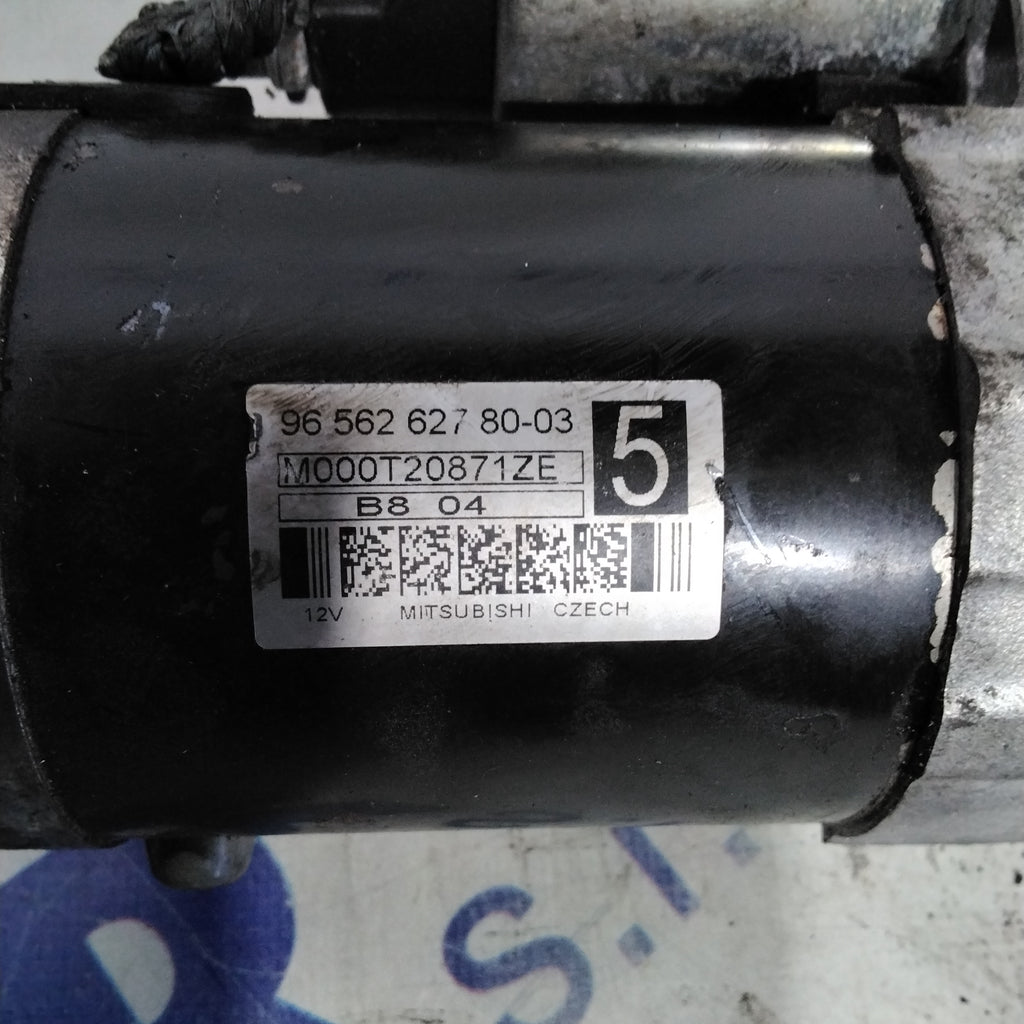 Starter motor Citroen C5 2.0 diesel year 2008/2012. Code: 965626278003(sf15p3)