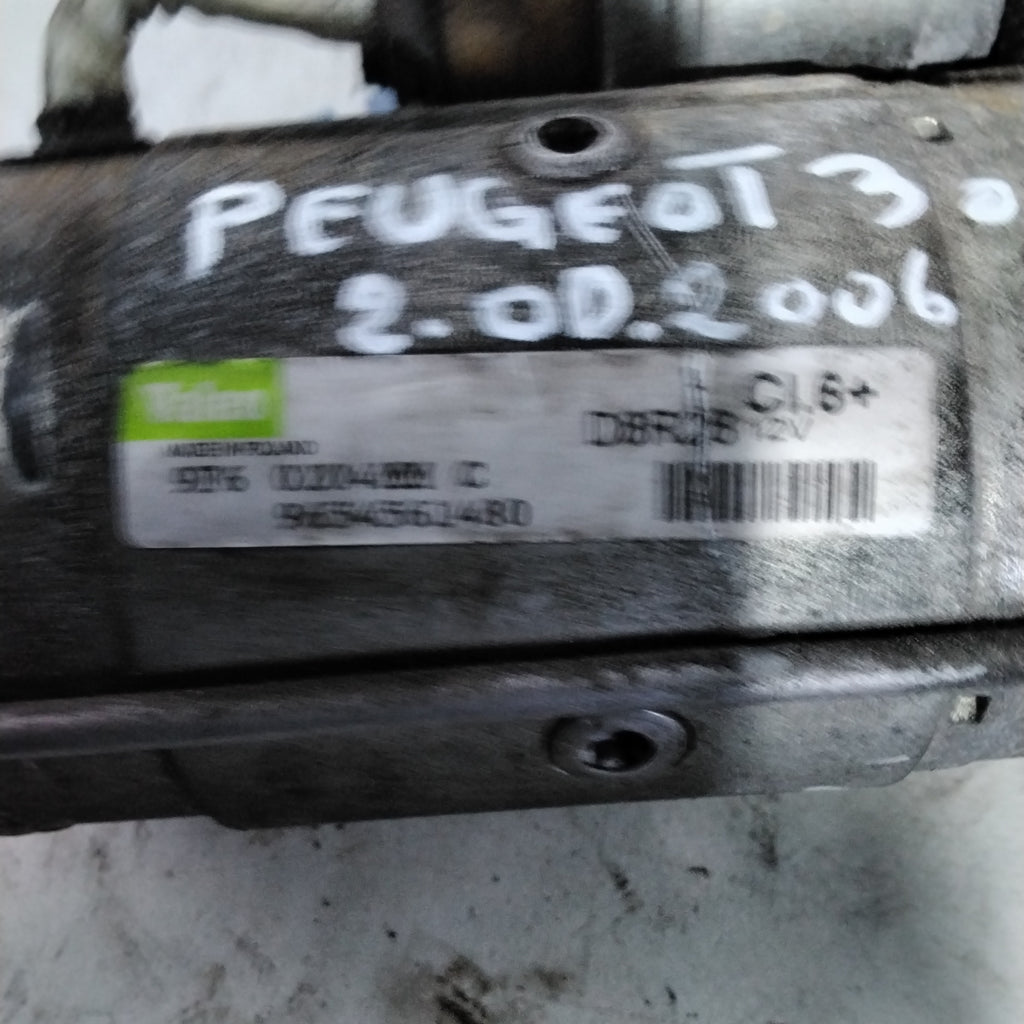 Motorino di avviamento peugeot 3008 2.0 diesel anno 2006 codice:9654561480(sf15p3)
