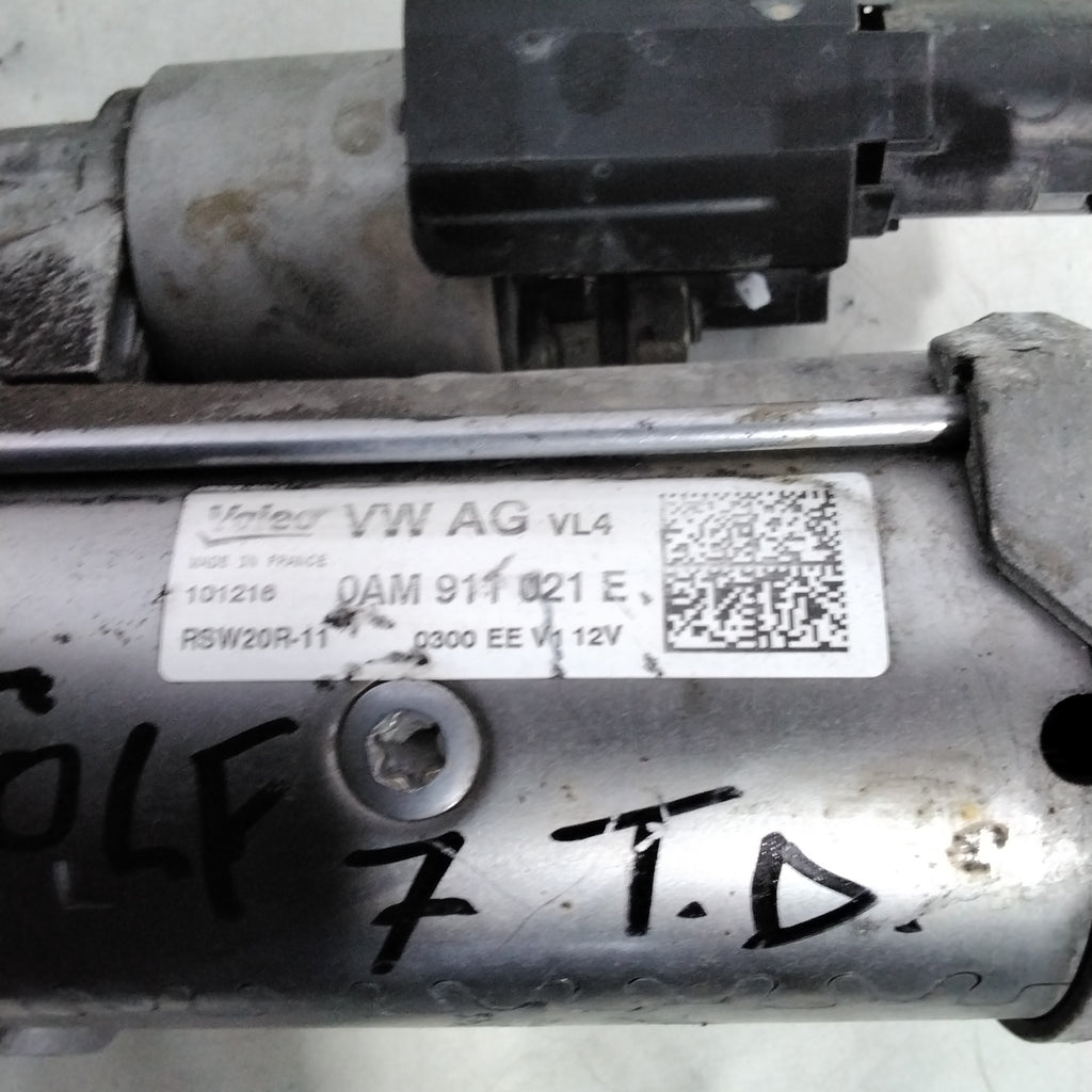 motorino di avviamento volkswagen golf  1.6 tdi codice:OAM911021E(sf15p2)