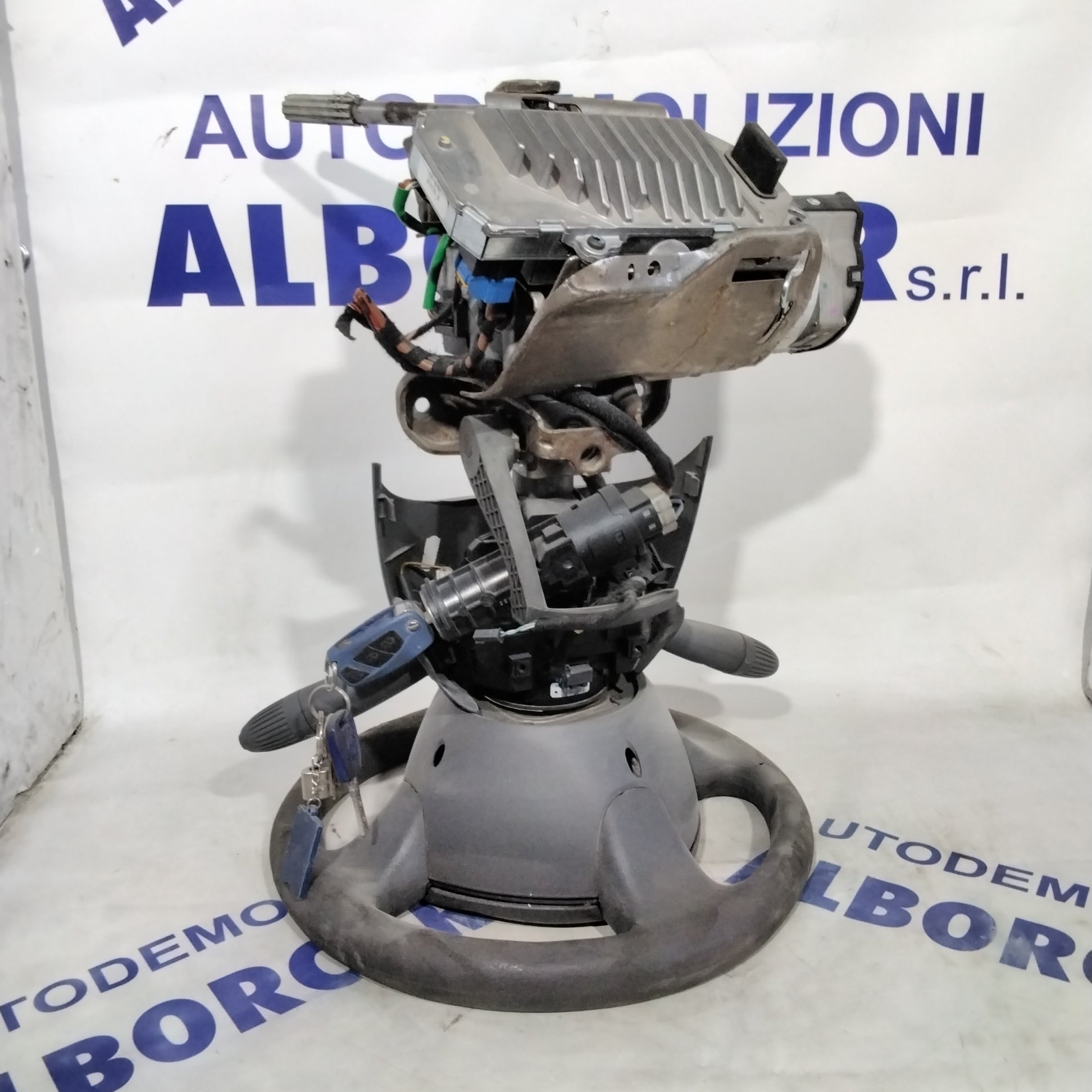 Steering column complete Fiat Panda 2007 (3-door)