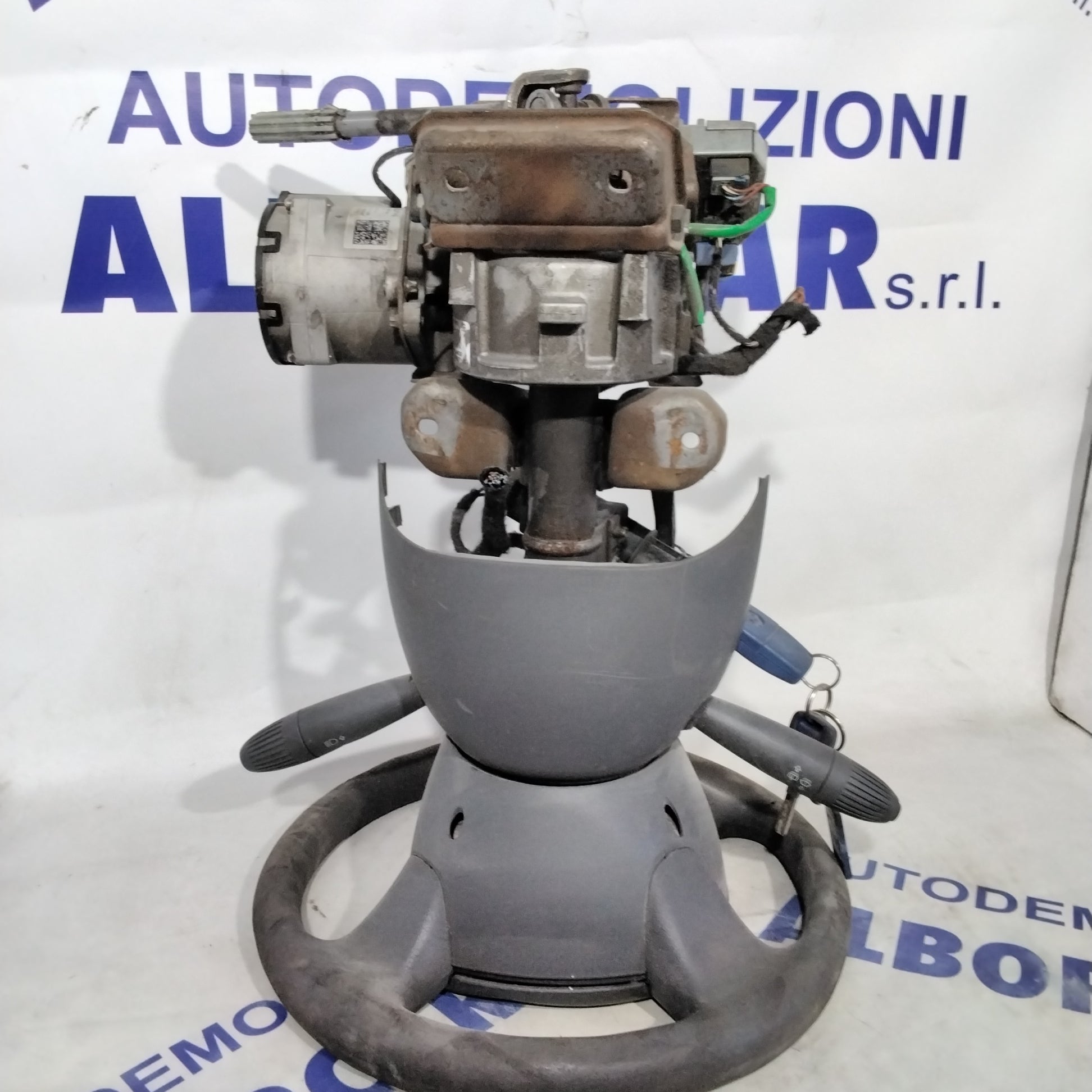 Steering column complete Fiat Panda 2007 (3-door)