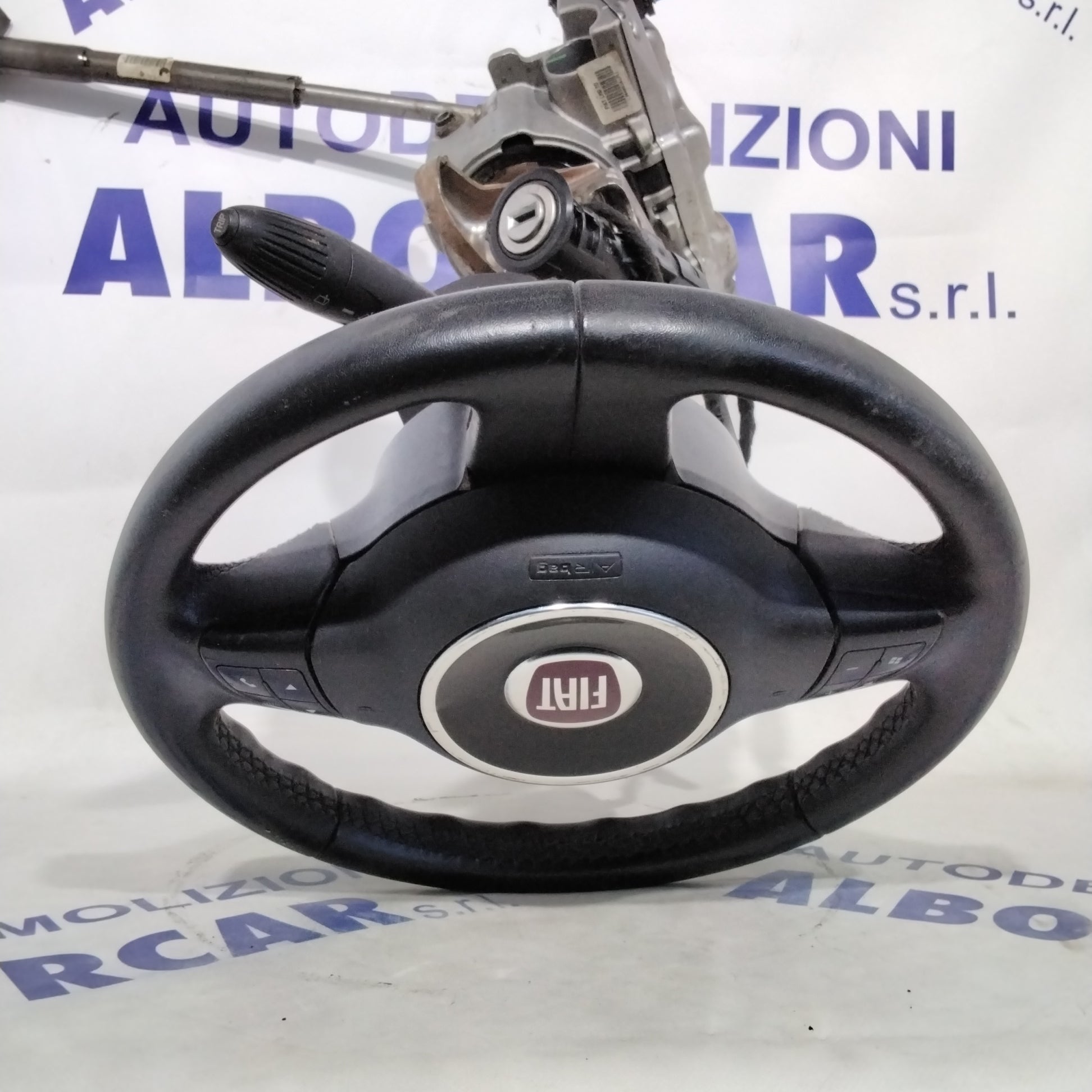 Steering column complete Fiat 500 year 2009 (3-door)