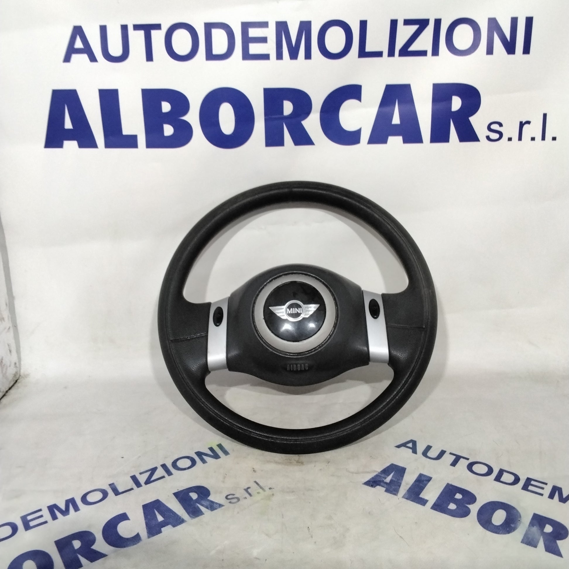 Steering wheel with airbag mini cooper year 2001/2006 (3-spoke)