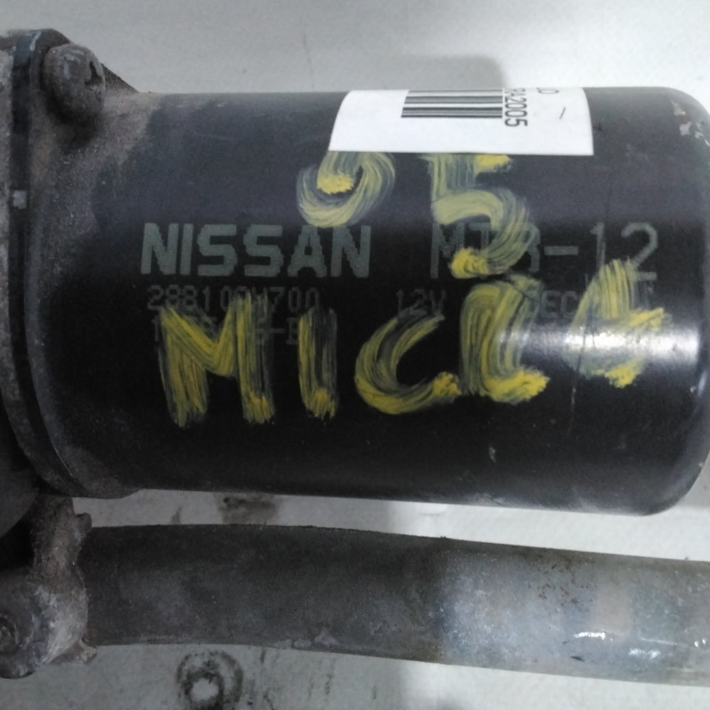 front wiper motor Nissan Micra year 2005 (2-door)