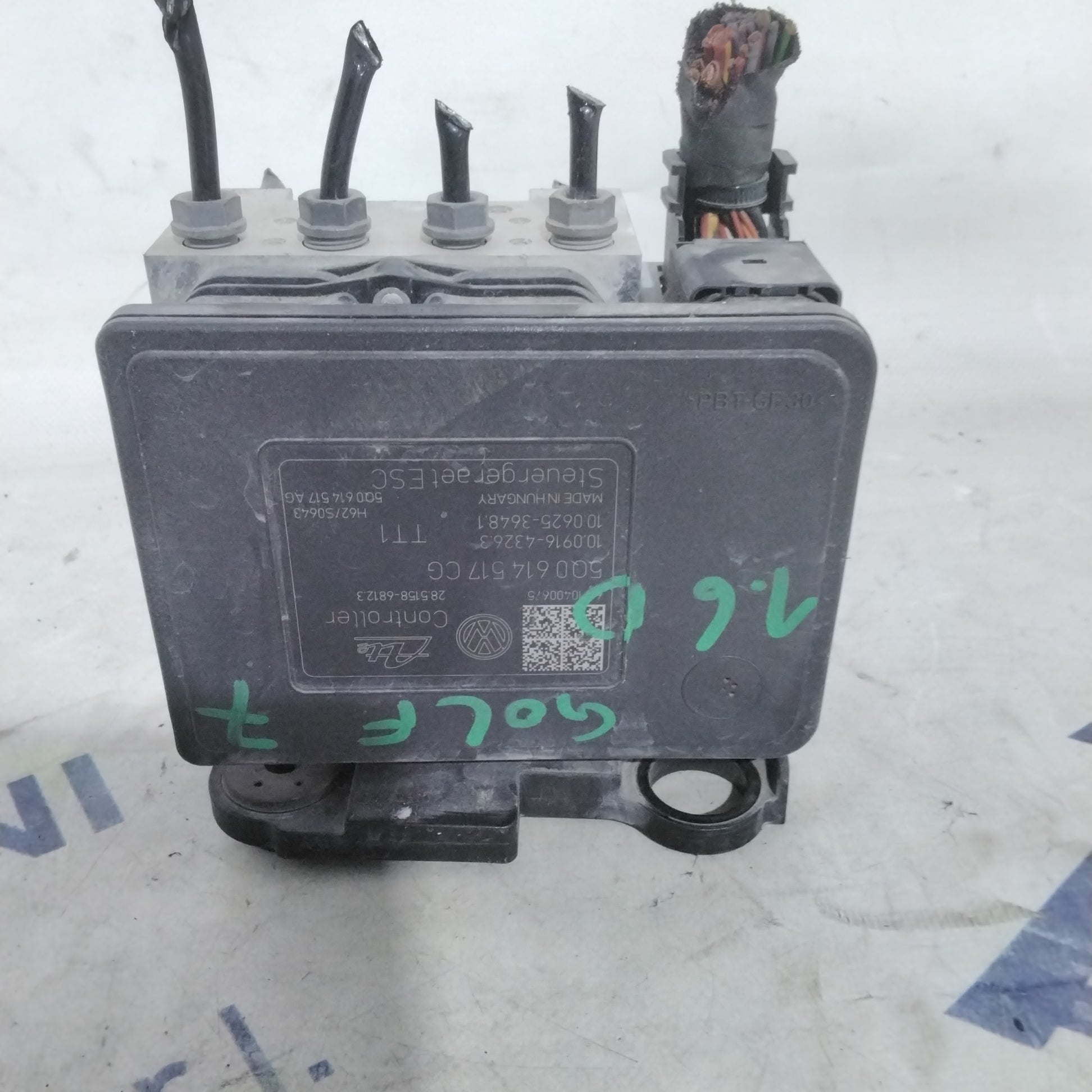 ABS Pump Control Unit Volkswagen Golf 7 1.6 tdi year 2017 code: 10022009984 (sf A3 p6)