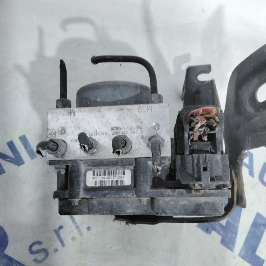 ABS Pump Control Unit Fiat Fiorino 1.3 Multijet Year 2010 Code: 0265231997(sfA3p4)