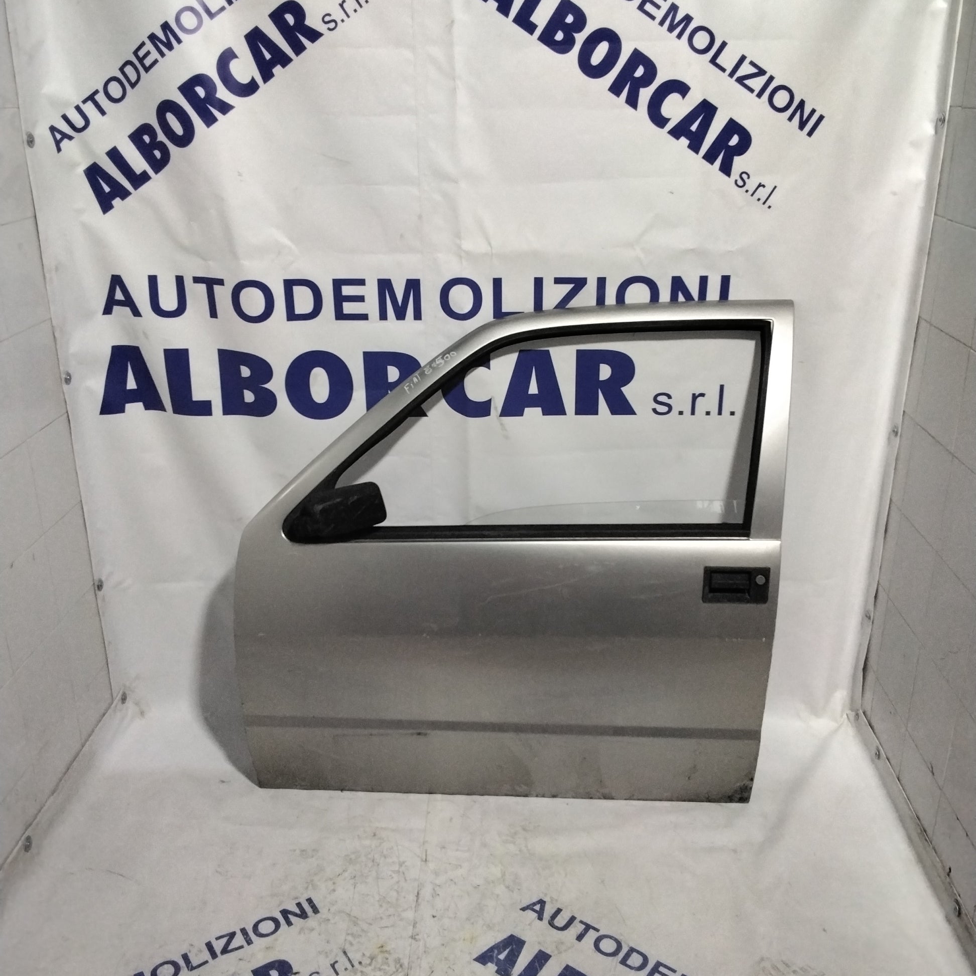 Fiat 500 front left door year: 1990-1998 (sf1e1) color (grey, light blue)