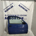 puerta delantera derecha Fiat 600 año 1993-2002 (sf1e1) colores (azul, celeste, blanco)