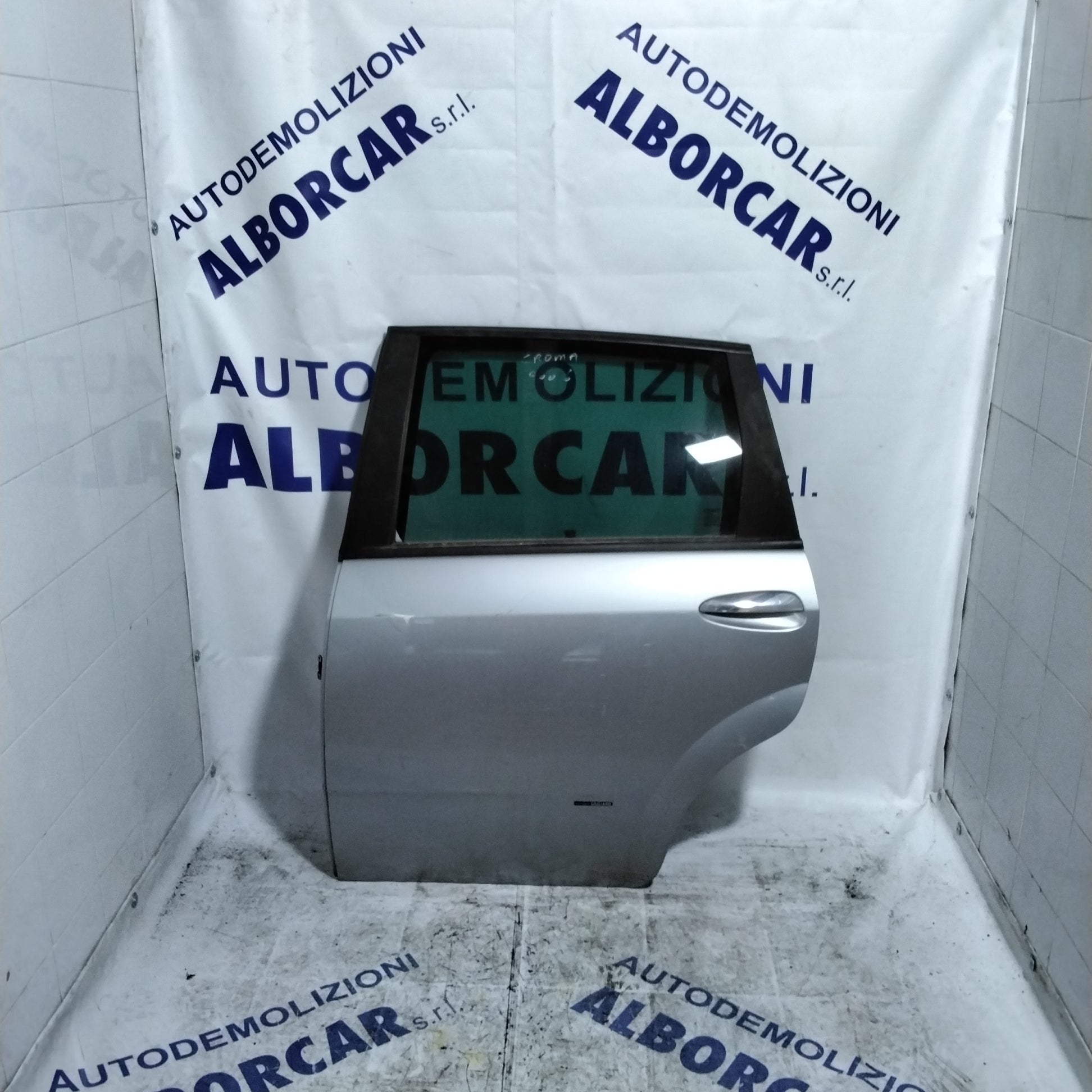 Fiat Croma rear left door, 2005-2015 (sf1e1) color (light blue)