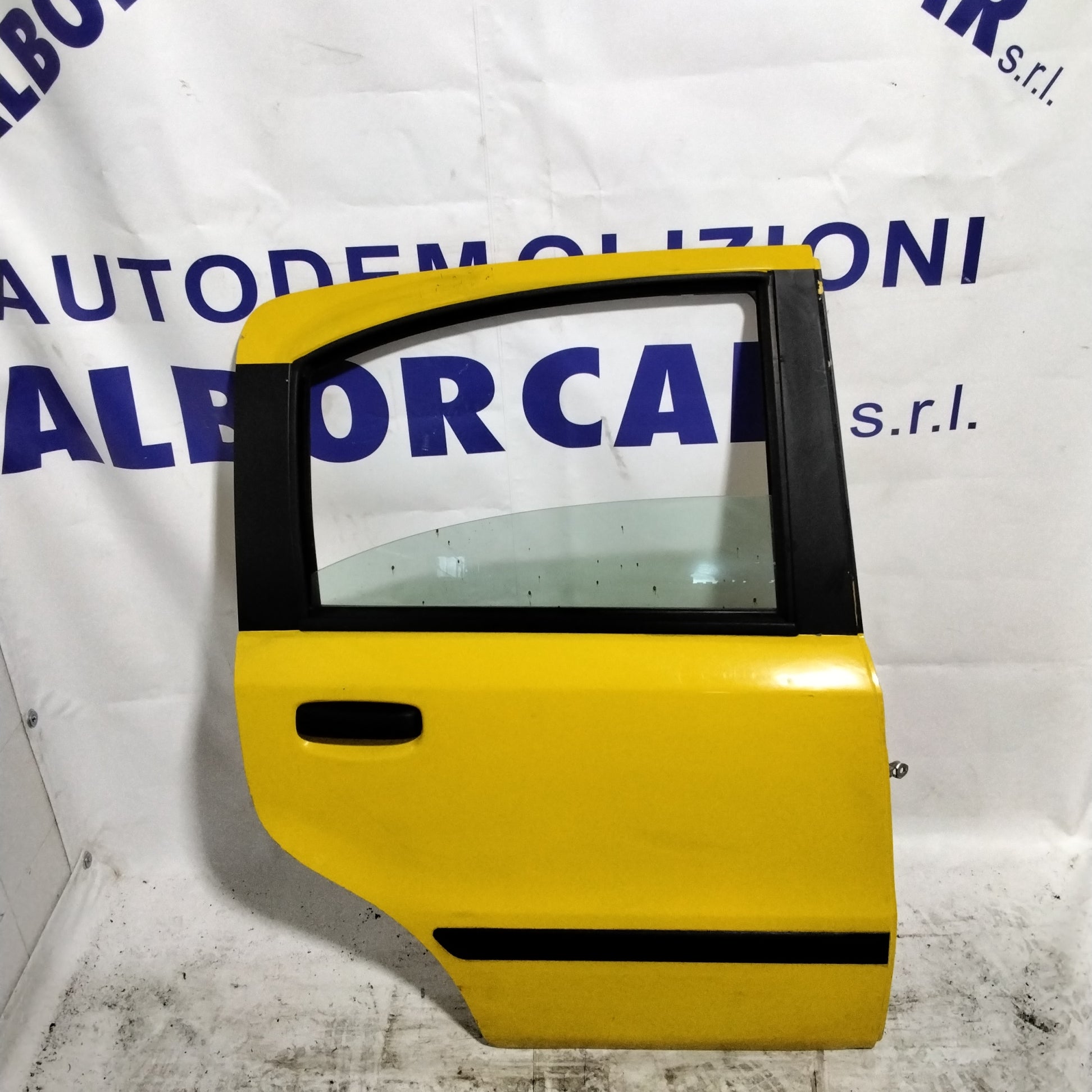 Rear right door Fiat Panda 2003-2010 in yellow, red, blue, burgundy, grey