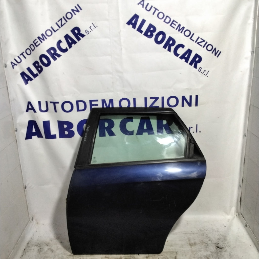 Sportello/ porta ,alfa romeo 156 posteriore sinistro 1997-2005 (sf1e1) colori (blu-grigio chiaro- nero)