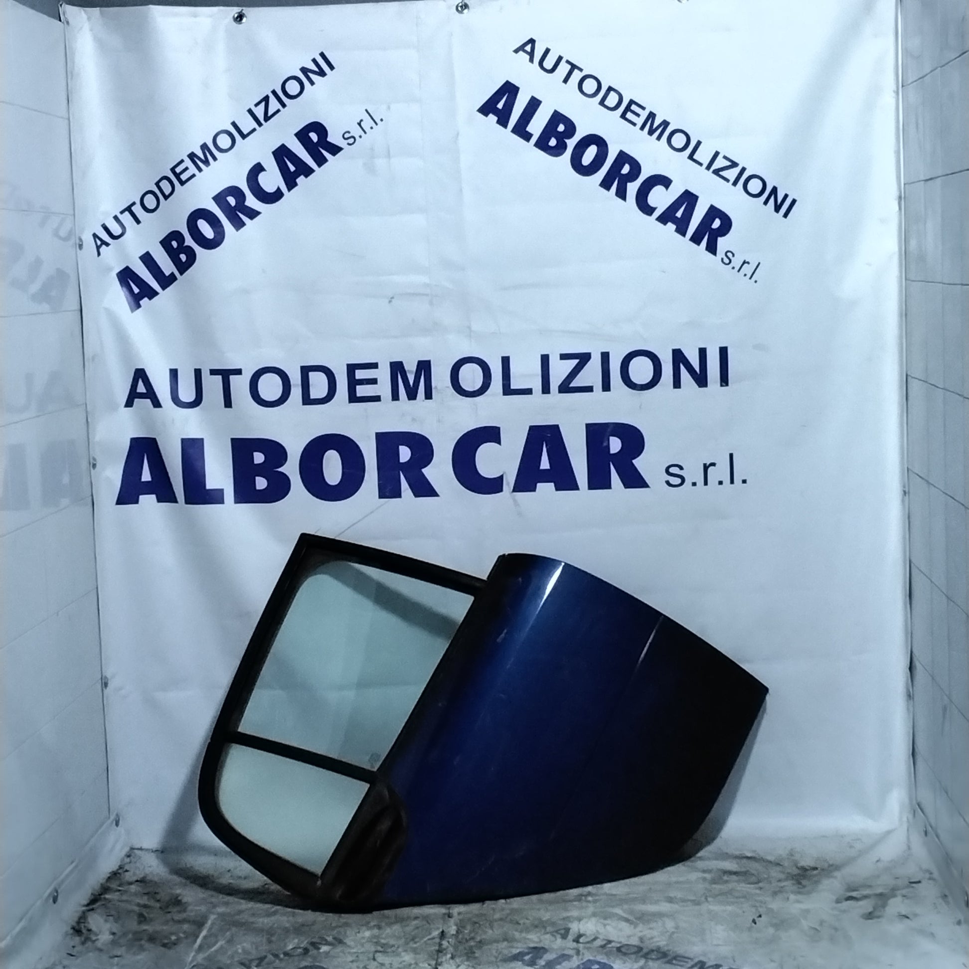Puerta Smart Forfour año 2006, trasera derecha, color azul, burdeos, gris, gris oscuro (sf1e1)