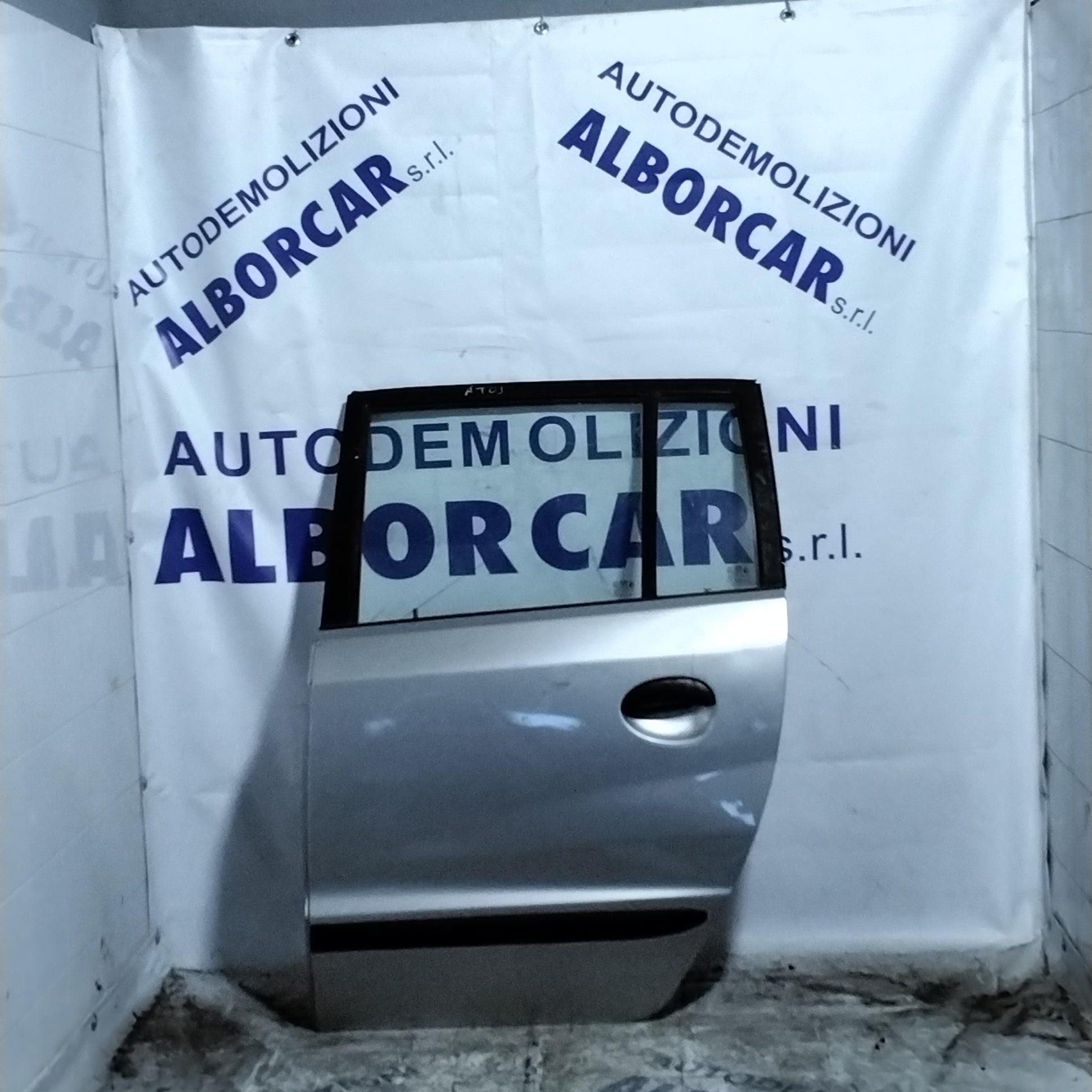 Hyundai Atos (Prime) 2000 rear left door (grey, blue) (sf1e1)