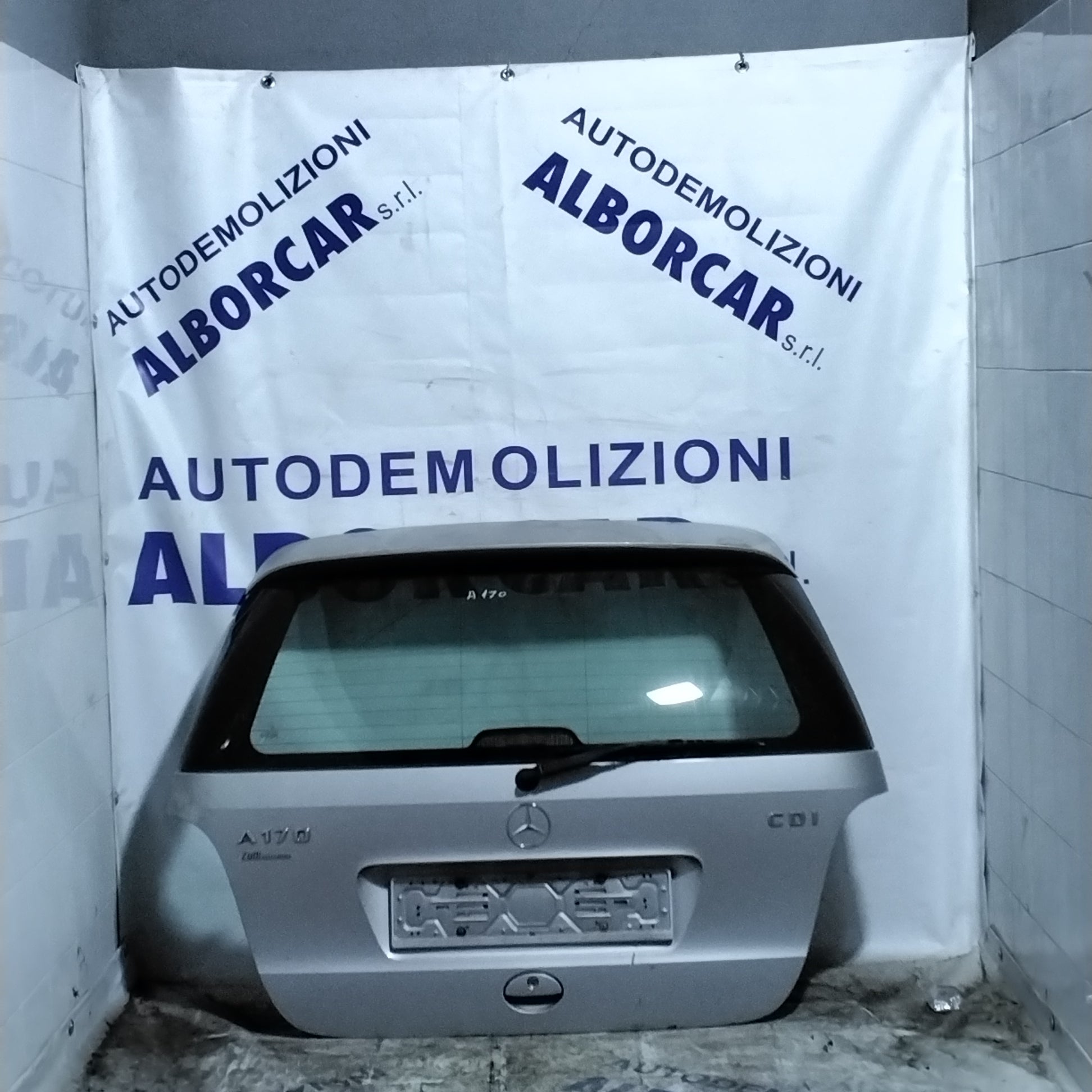 Portellone posteriore mercedes A170 CDI colore (2 grigio,blu)