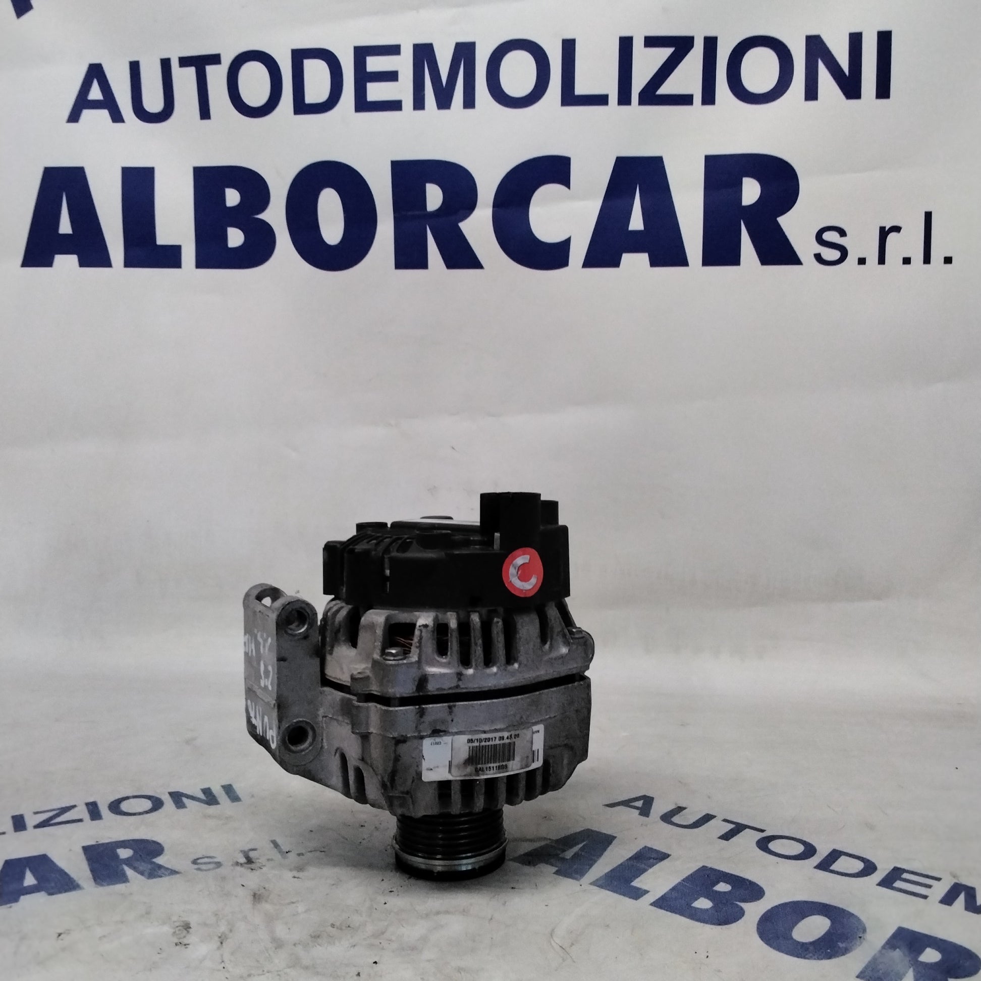 Alternator Fiat Punto 1.3 MJET code A623613A (sf15p9)