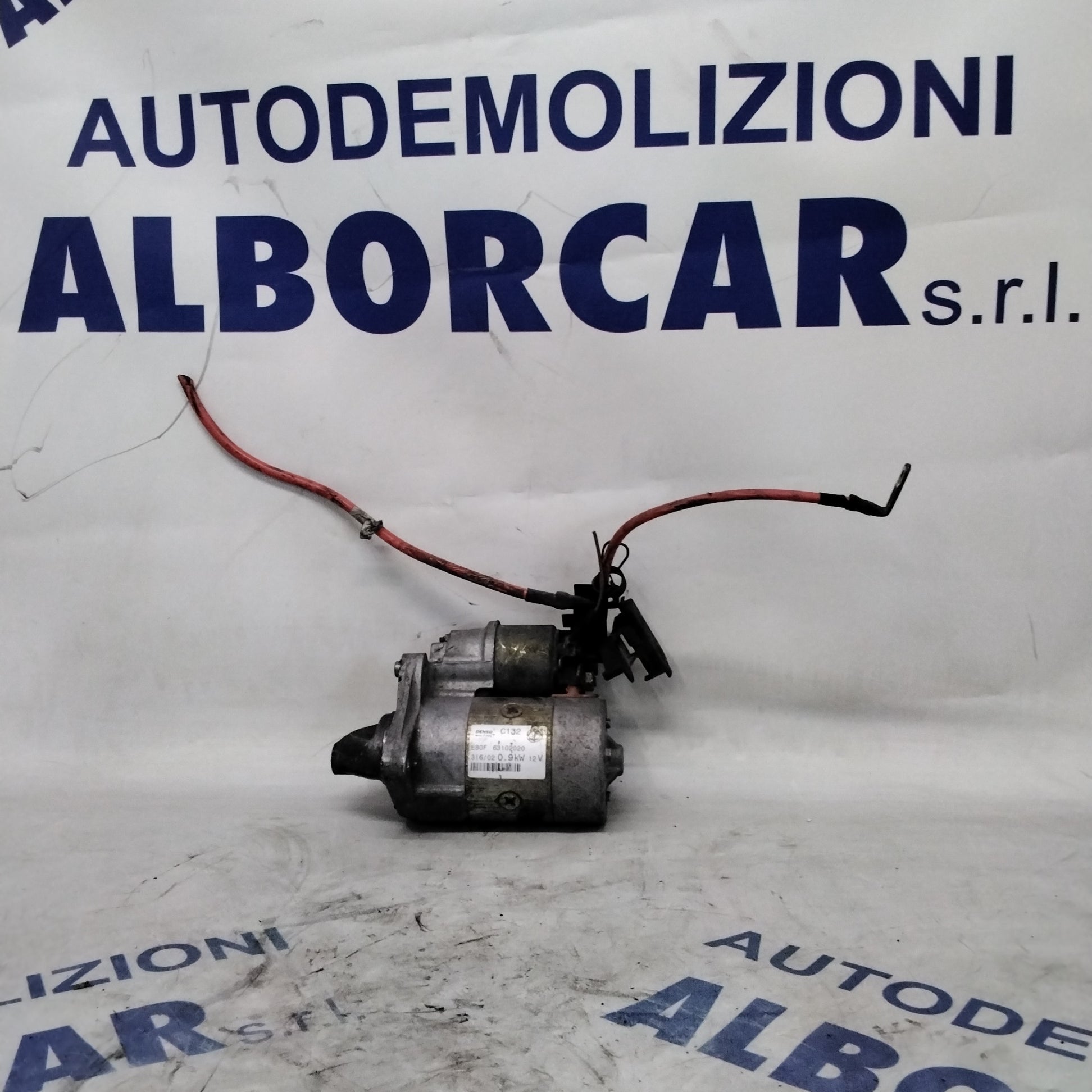 Starter motor Fiat Punto 1.2 petrol code 63102020
