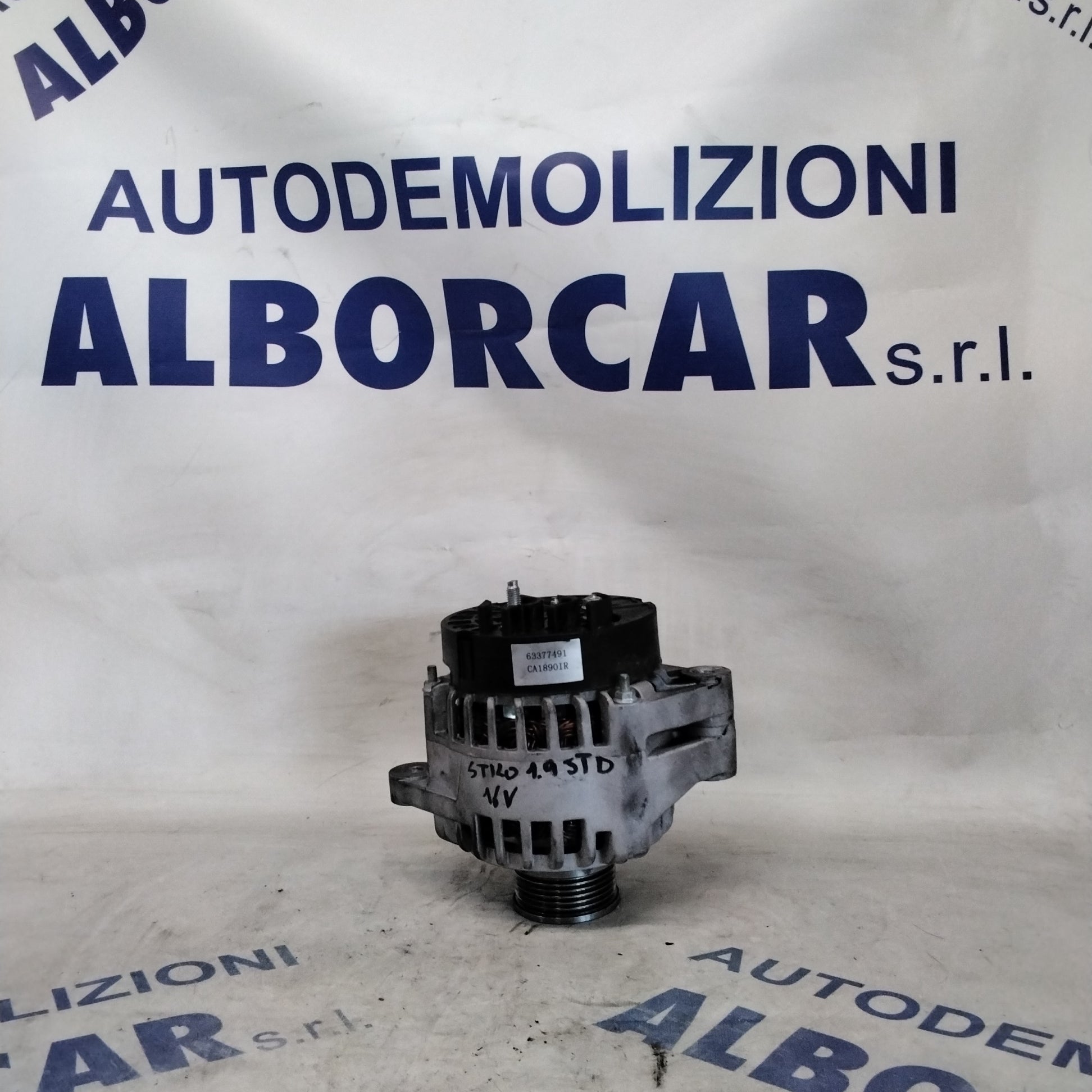 Alternator Fiat Stilo 1.9 JTD 16v year 2006 code 63377491 (sf15p6)