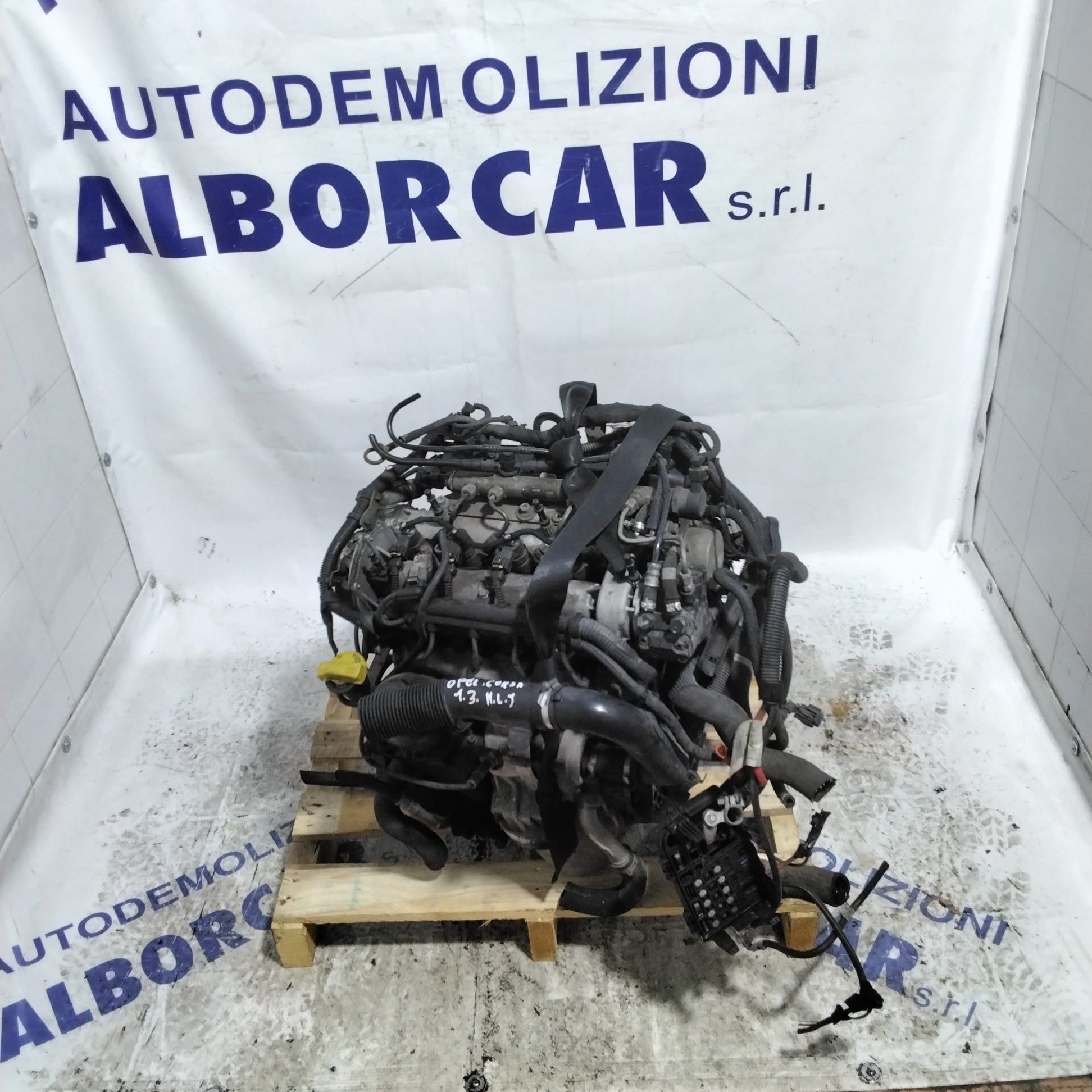 1.3 MJT 90 hp engine for Opel Corsa, Alfa Romeo Mito, Fiat Doblò, Grande Punto, years 2006-2010, type 199.3000, code 55203242 (sf3p1)