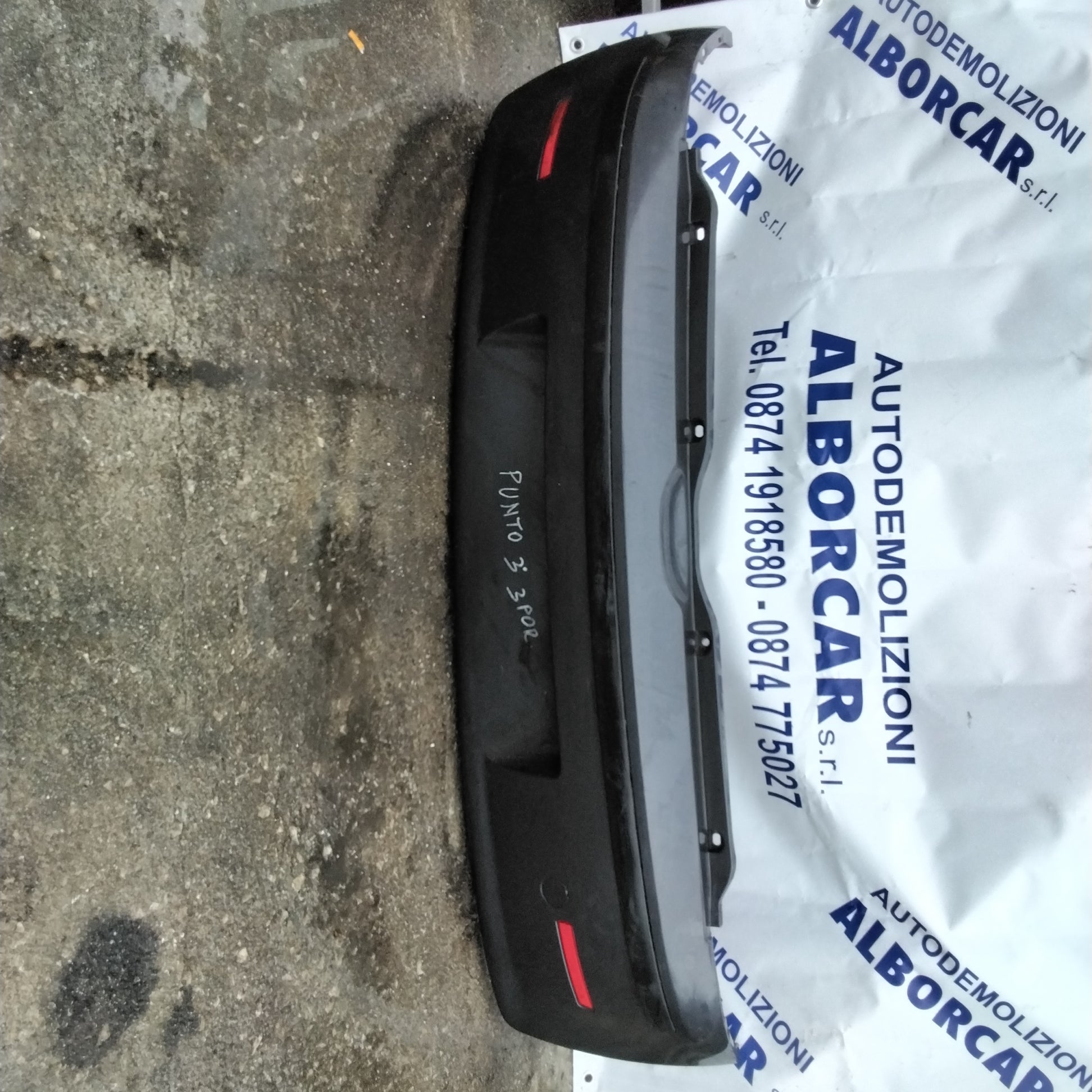Paraurti posteriore fiat punto terza serie 3 porte