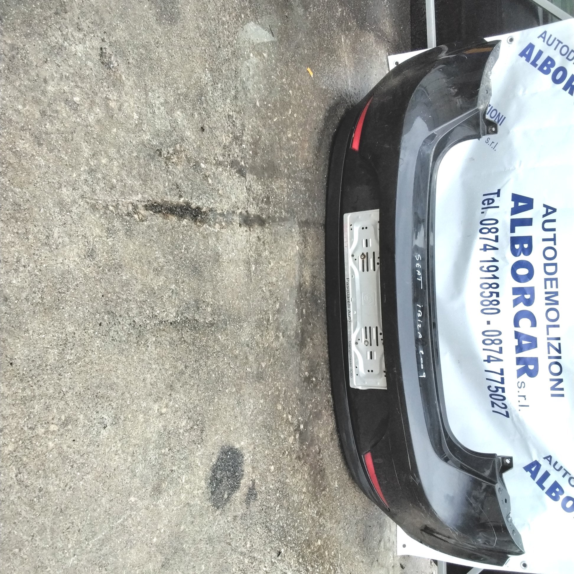 Paraurti posteriore seat ibiza anno 2009