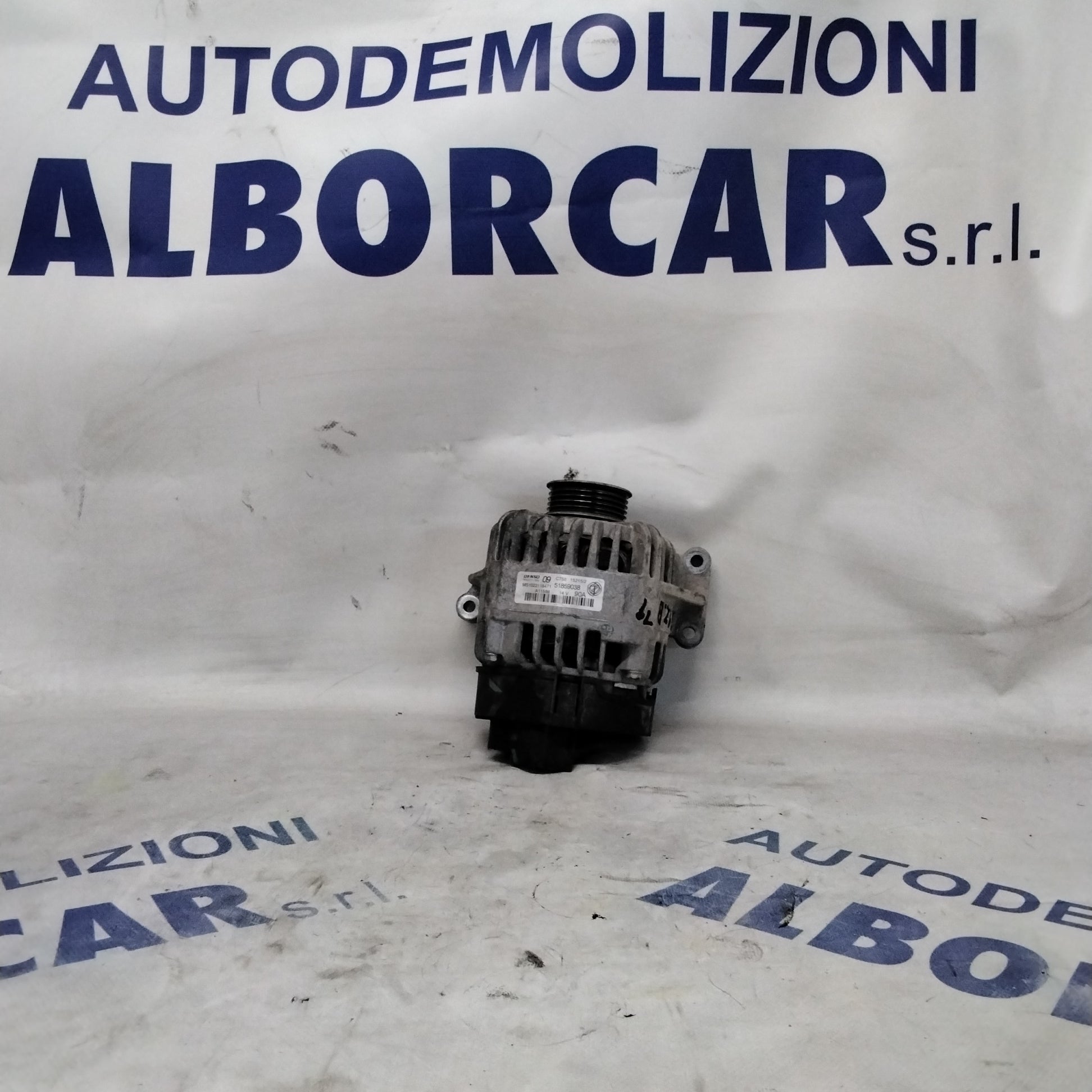 Alternatore fiat 500 1.2 benzina  codice 51859038