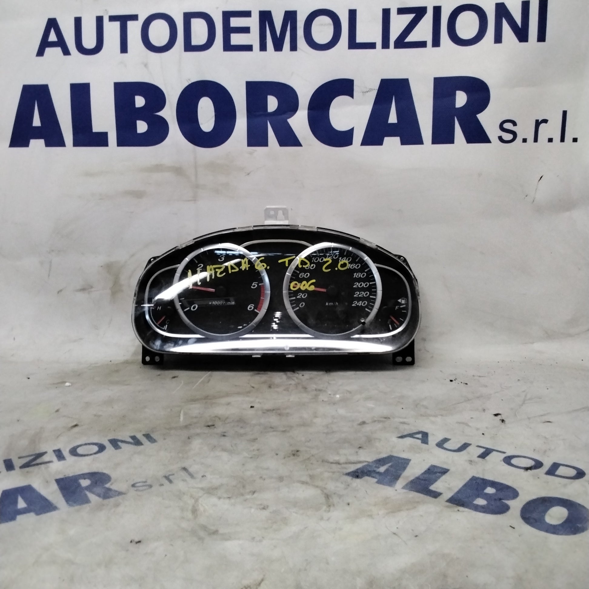 Mazda 2.0 Instrument Cluster Year 2006
