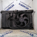 Radiator fan shroud + radiator Peugeot 307 gasoline year 2004