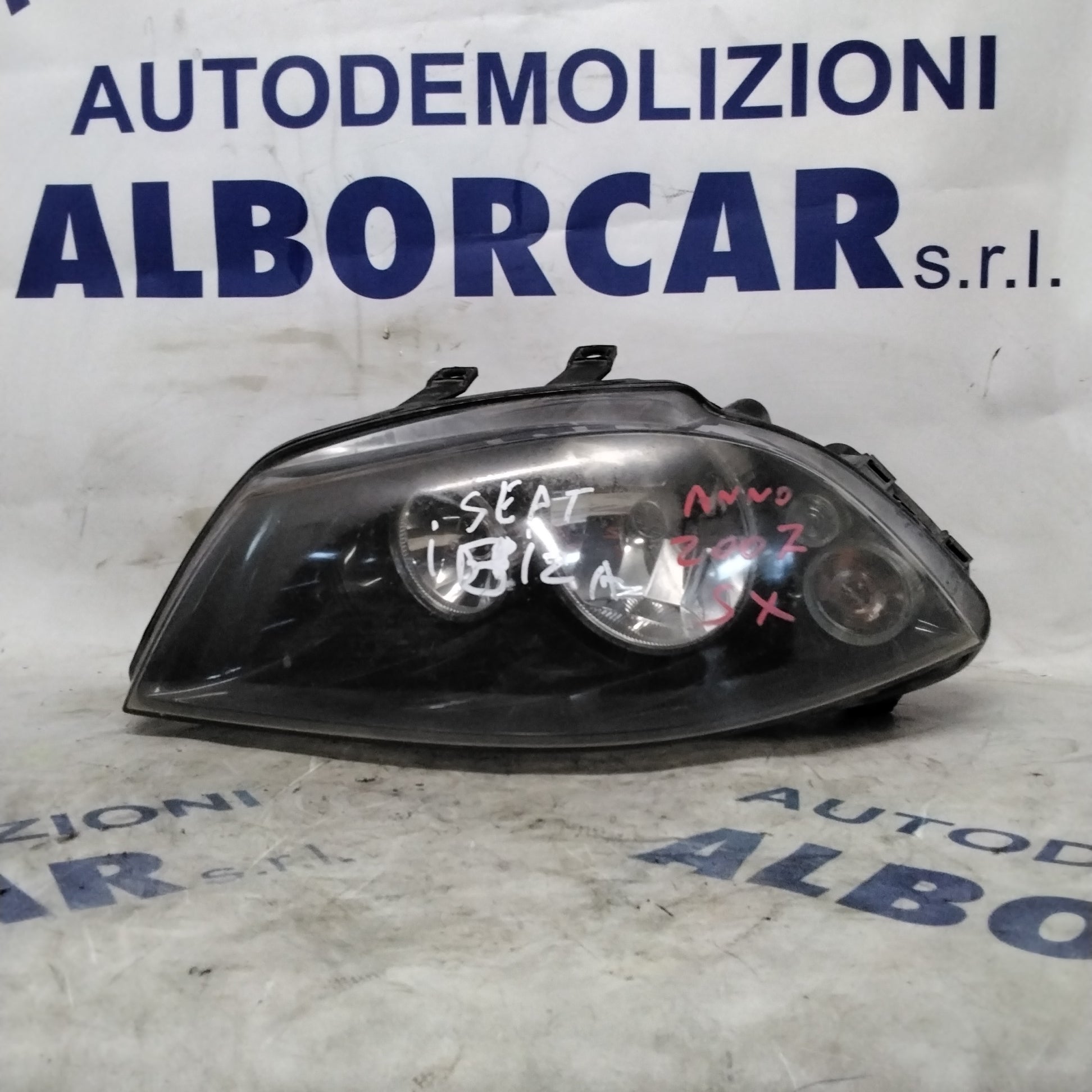 Fanale/faro seat ibiza anteriore sinistro anno 2007