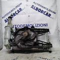 Radiator with fan, Fiat Punto first series petrol water tank