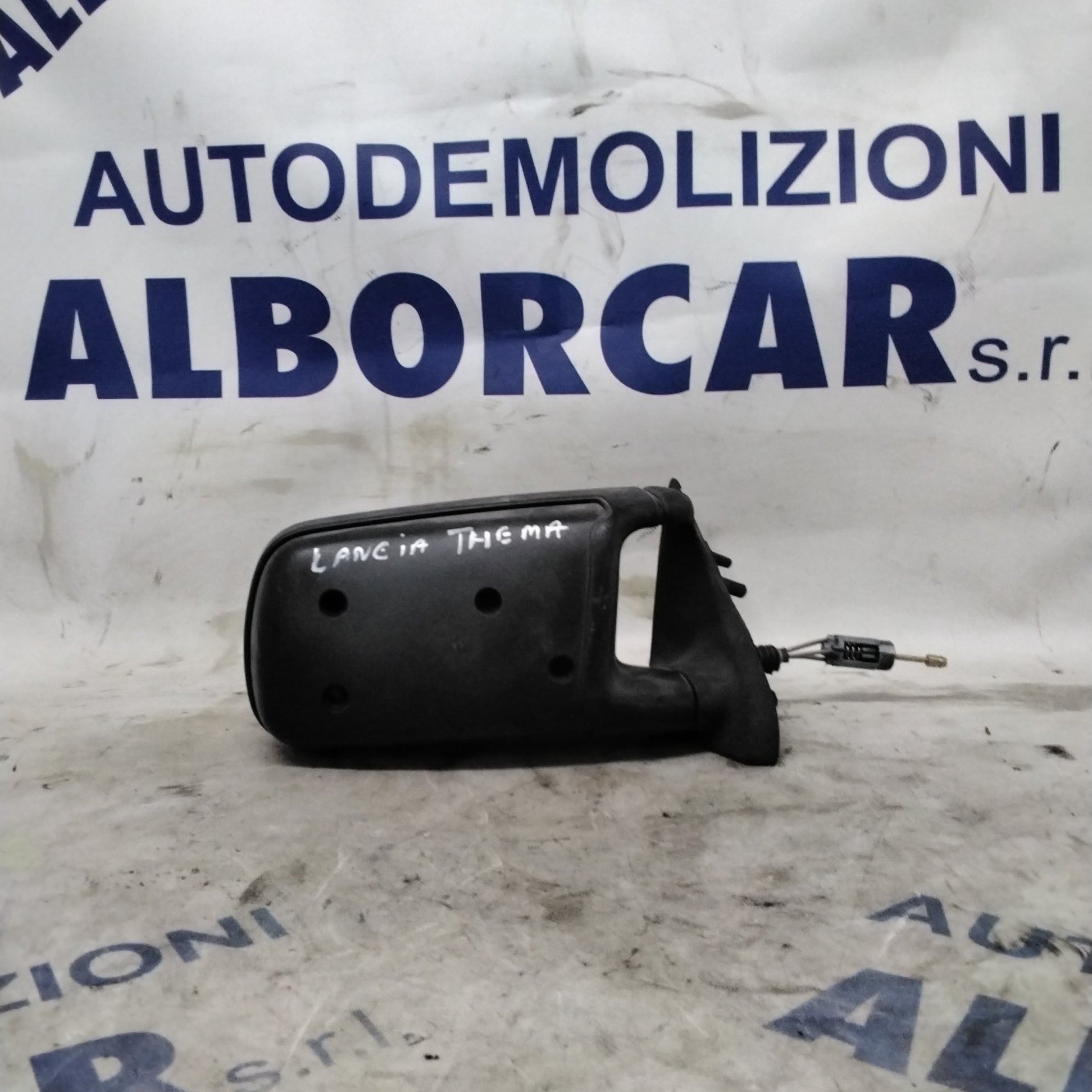 Espejo retrovisor exterior manual Lancia Thema año 1988-1992 con cristal