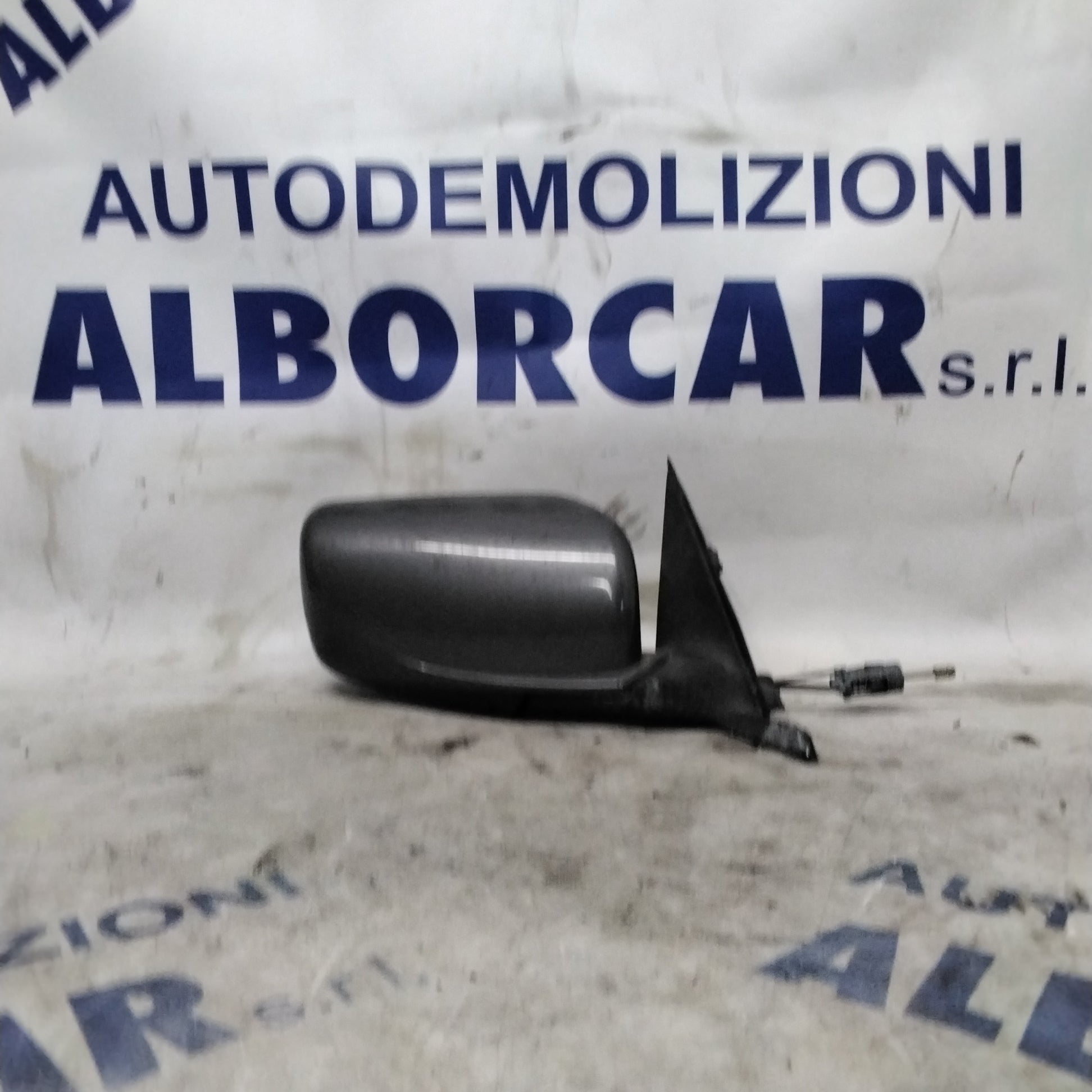 Right manual exterior rearview mirror Lancia Dedra from 1989-1999 with glass