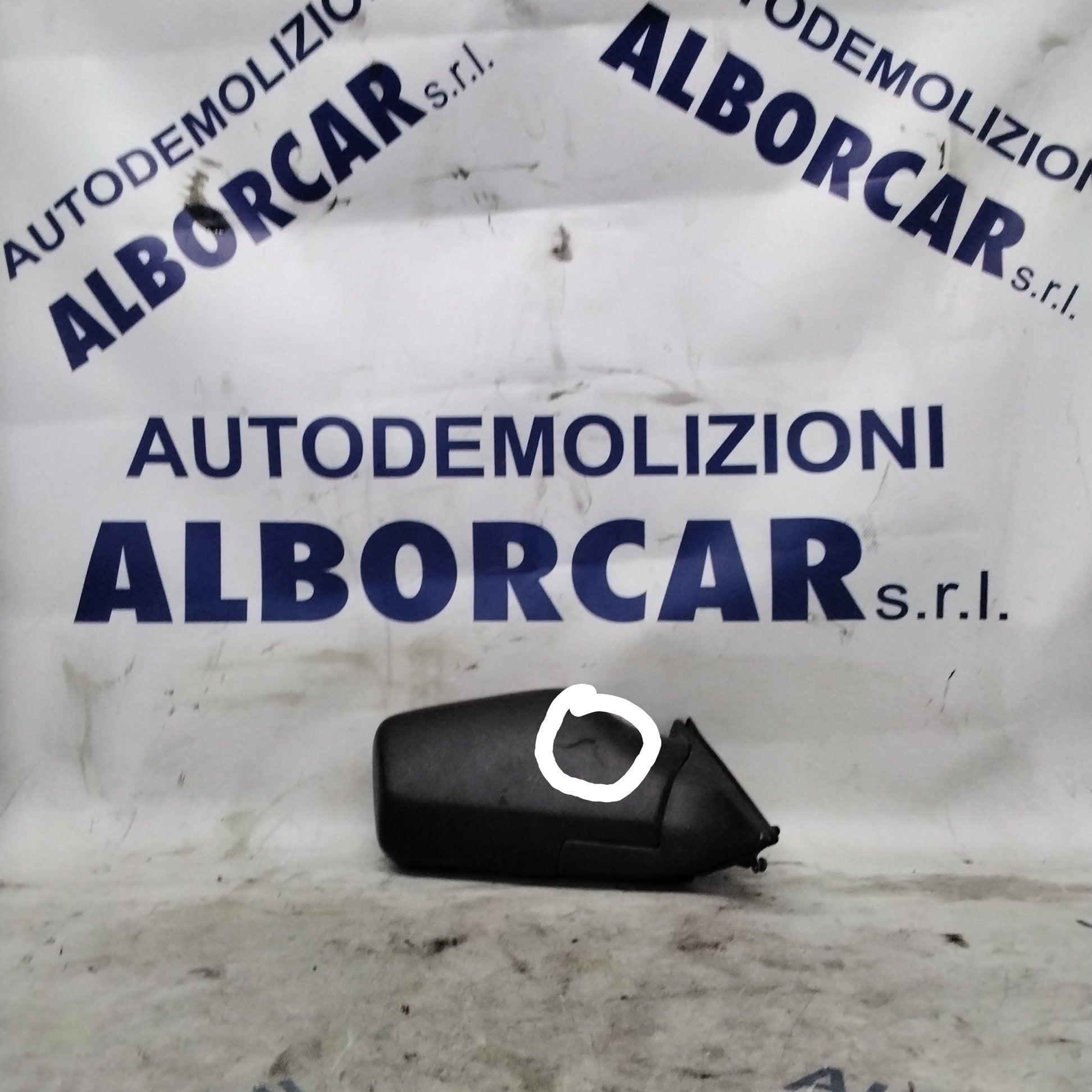 Right manual external rearview mirror Alfa Romeo 164 year 1988-1998 with glass