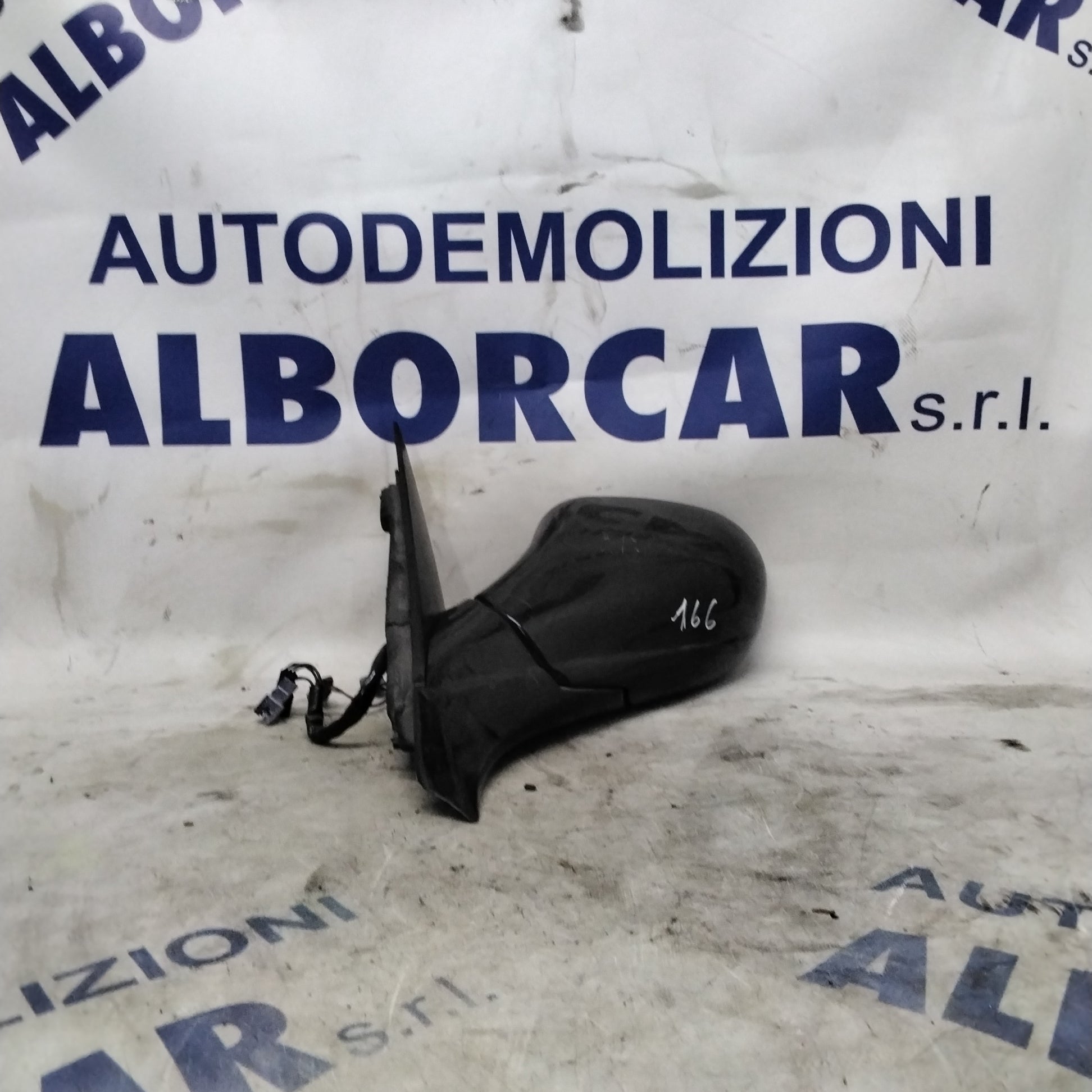 Specchietto retrovisore esterno sinistro elettrico alfa romeo 166 2.4 jtd anno 1998-2007 con vetro