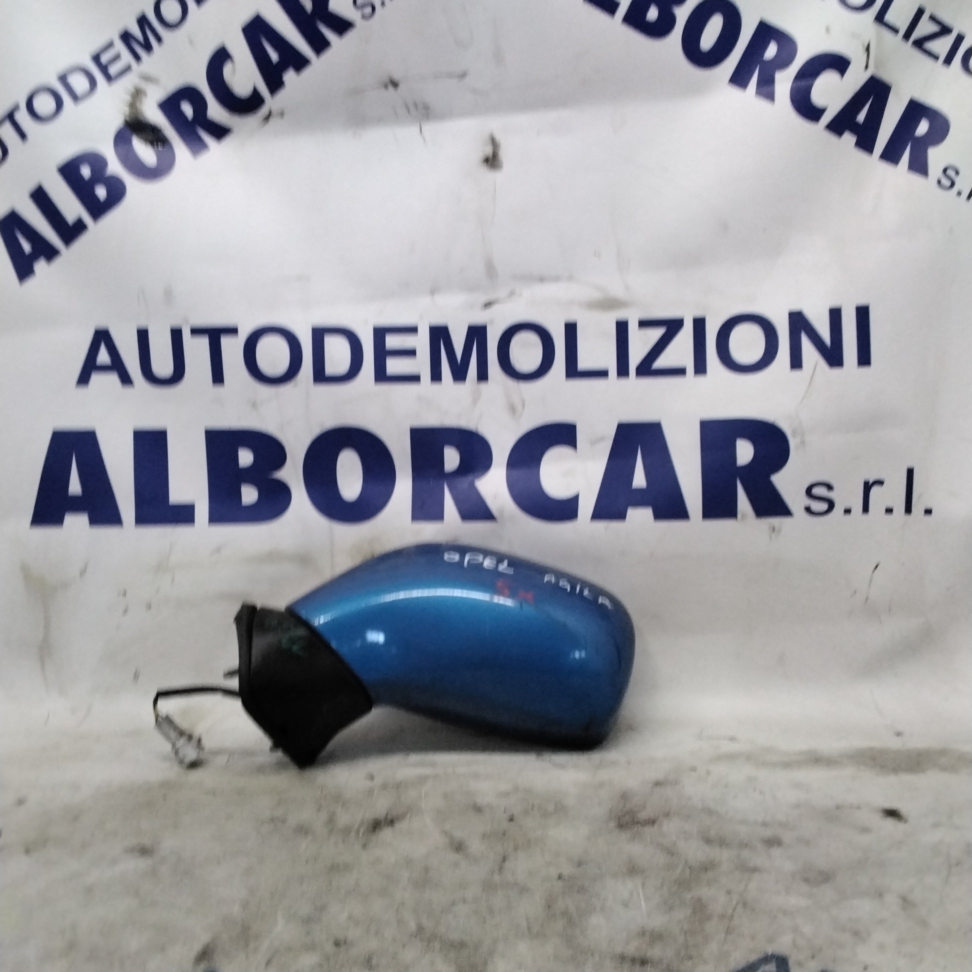 Electric left exterior mirror Opel Agila year 2002 with glass