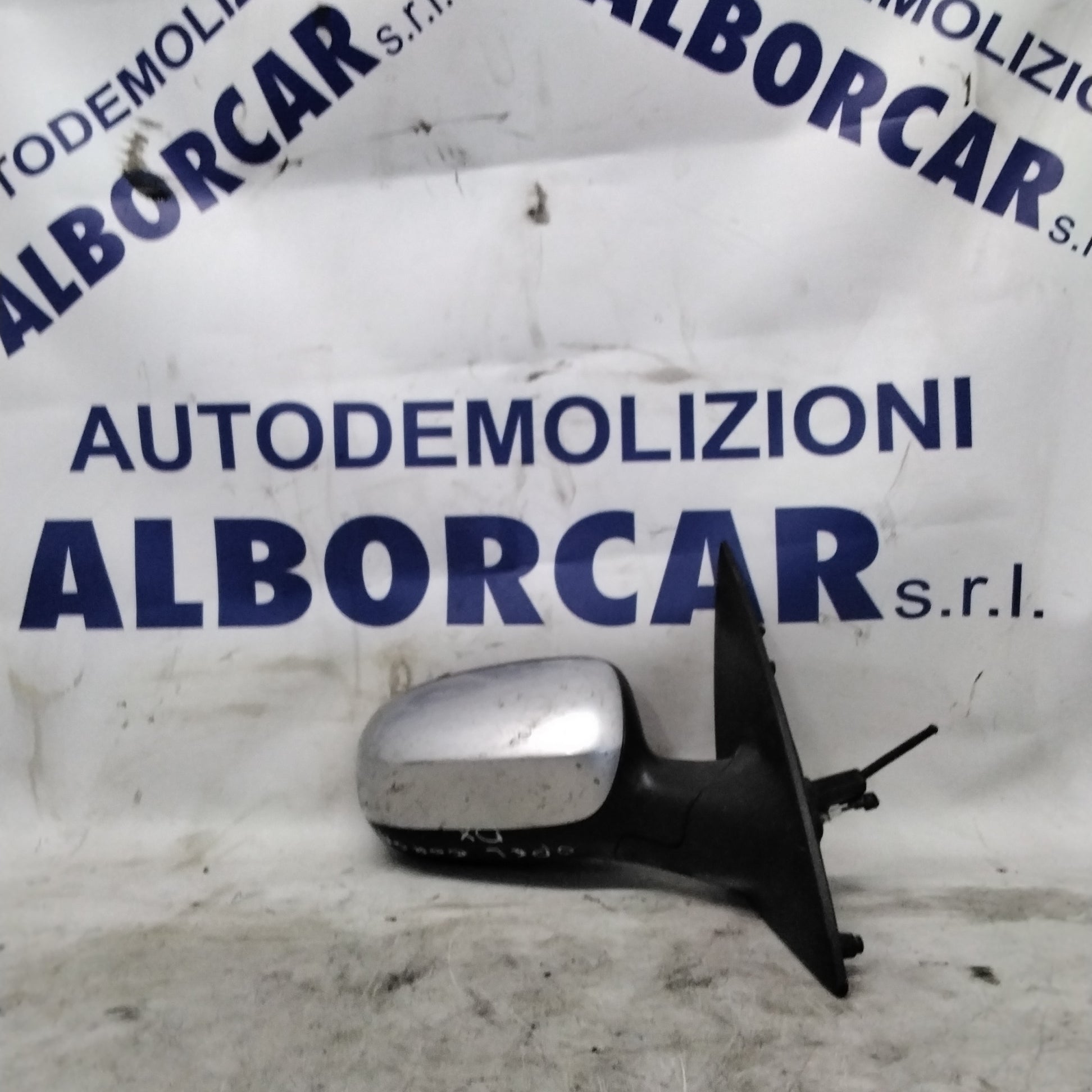 Espejo retrovisor exterior derecho manual Opel Corsa año 2003 - 2004 con cristal