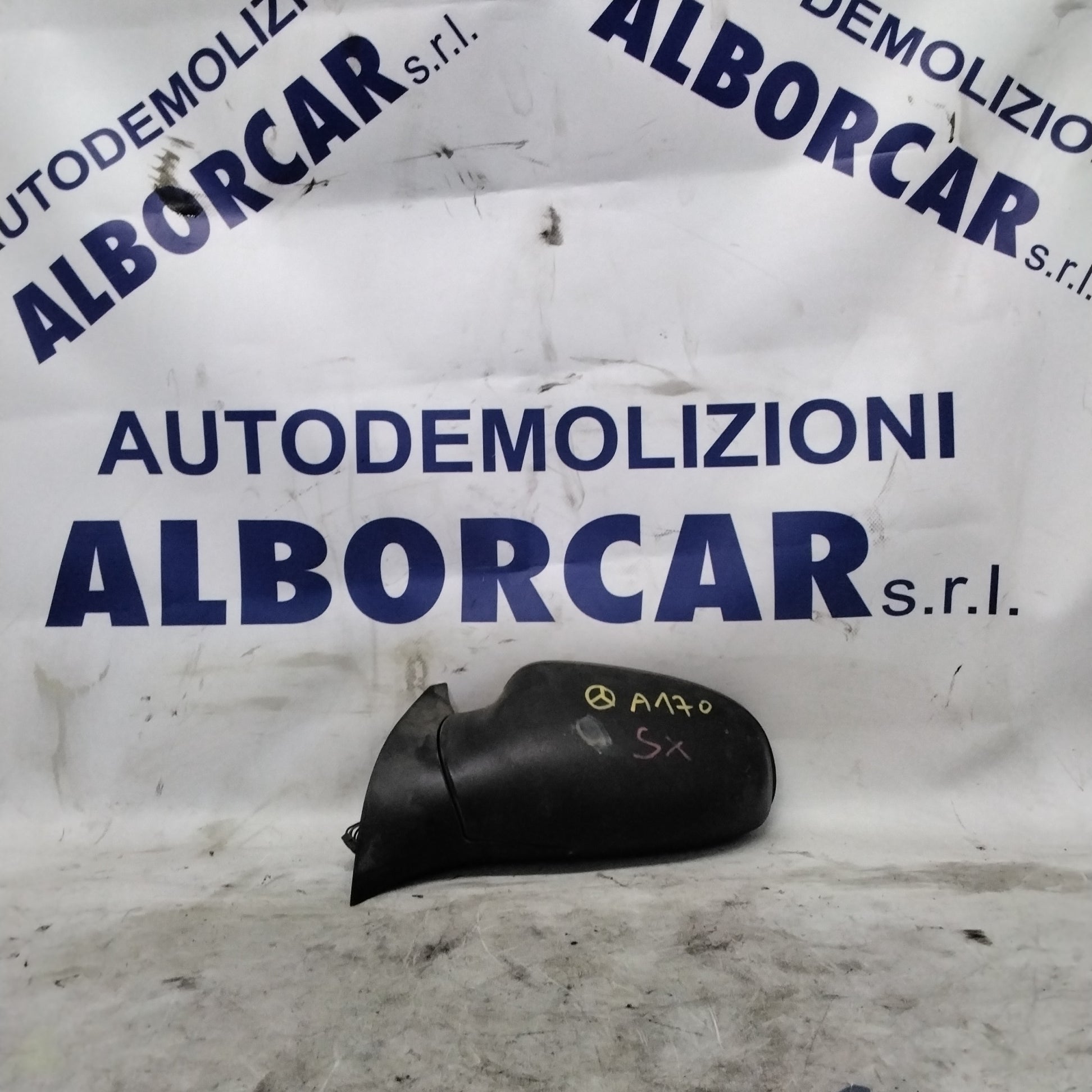 Espejo retrovisor exterior izquierdo eléctrico Mercedes Clase A170 año 2004 con cristal