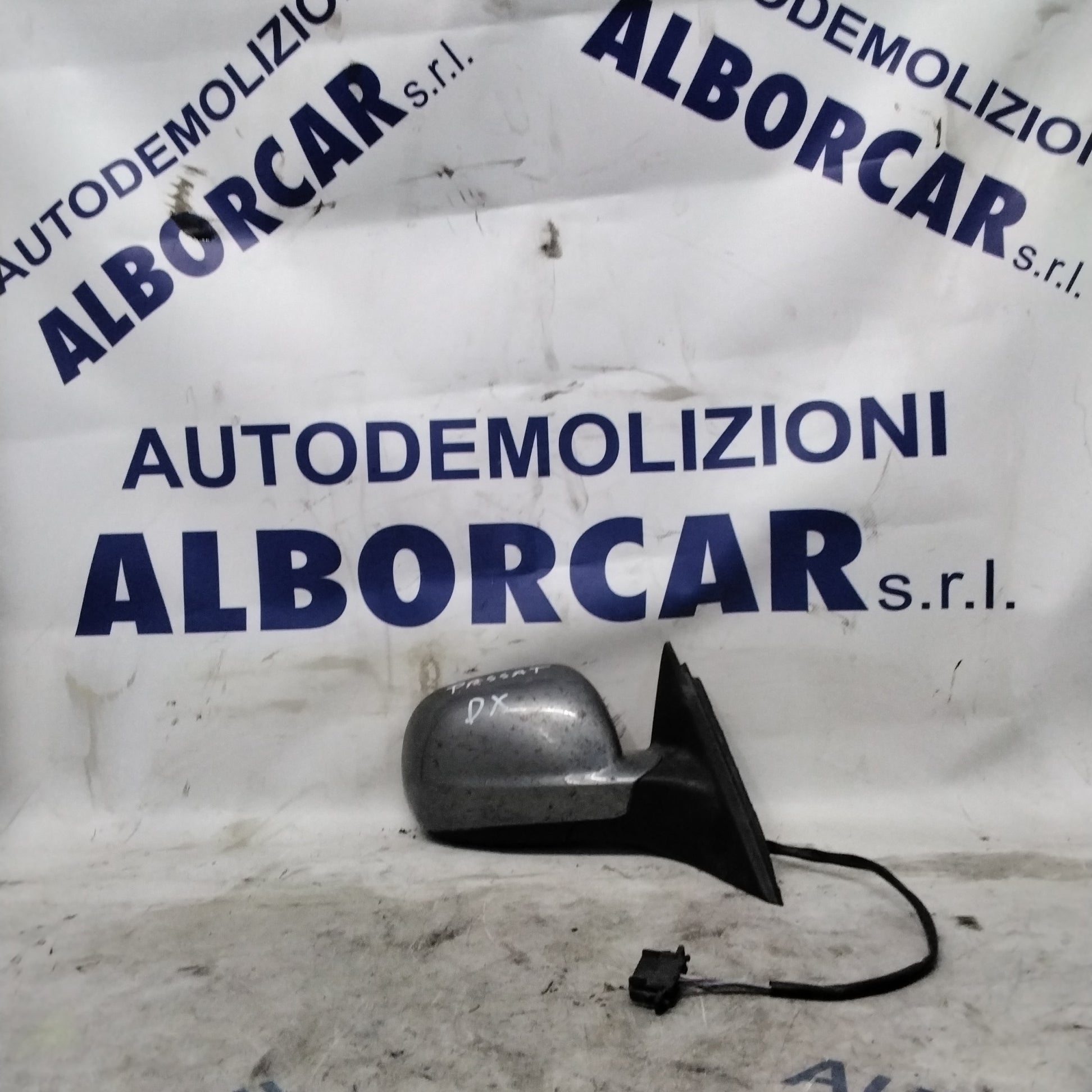 Espejo retrovisor exterior derecho eléctrico Volkswagen Passat año 1997-2003 con cristal