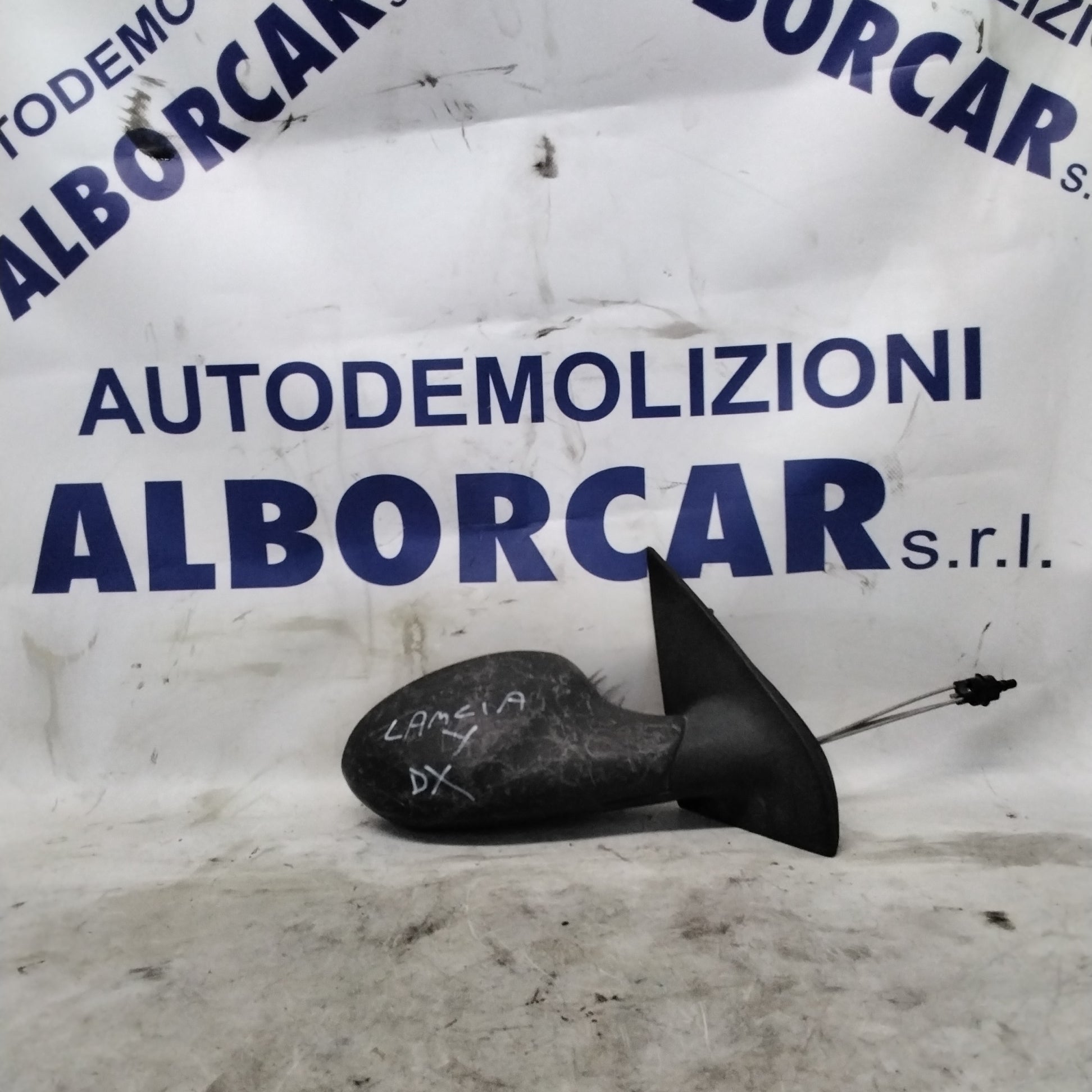 Specchietto retrovisore esterno destro manuale lancia Y anno 1999-2003 con vetro
