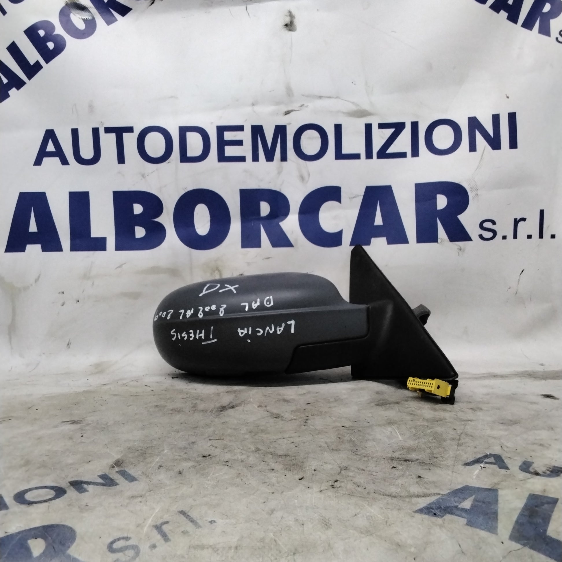 Espejo retrovisor exterior derecho eléctrico Lancia Thesis año 2002-2009 con cristal