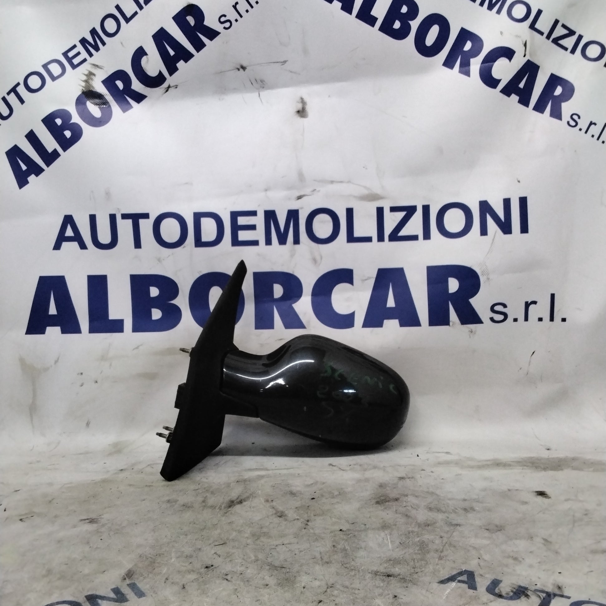 Espejo retrovisor exterior izquierdo eléctrico Renault Scenic año 2003 con cristal