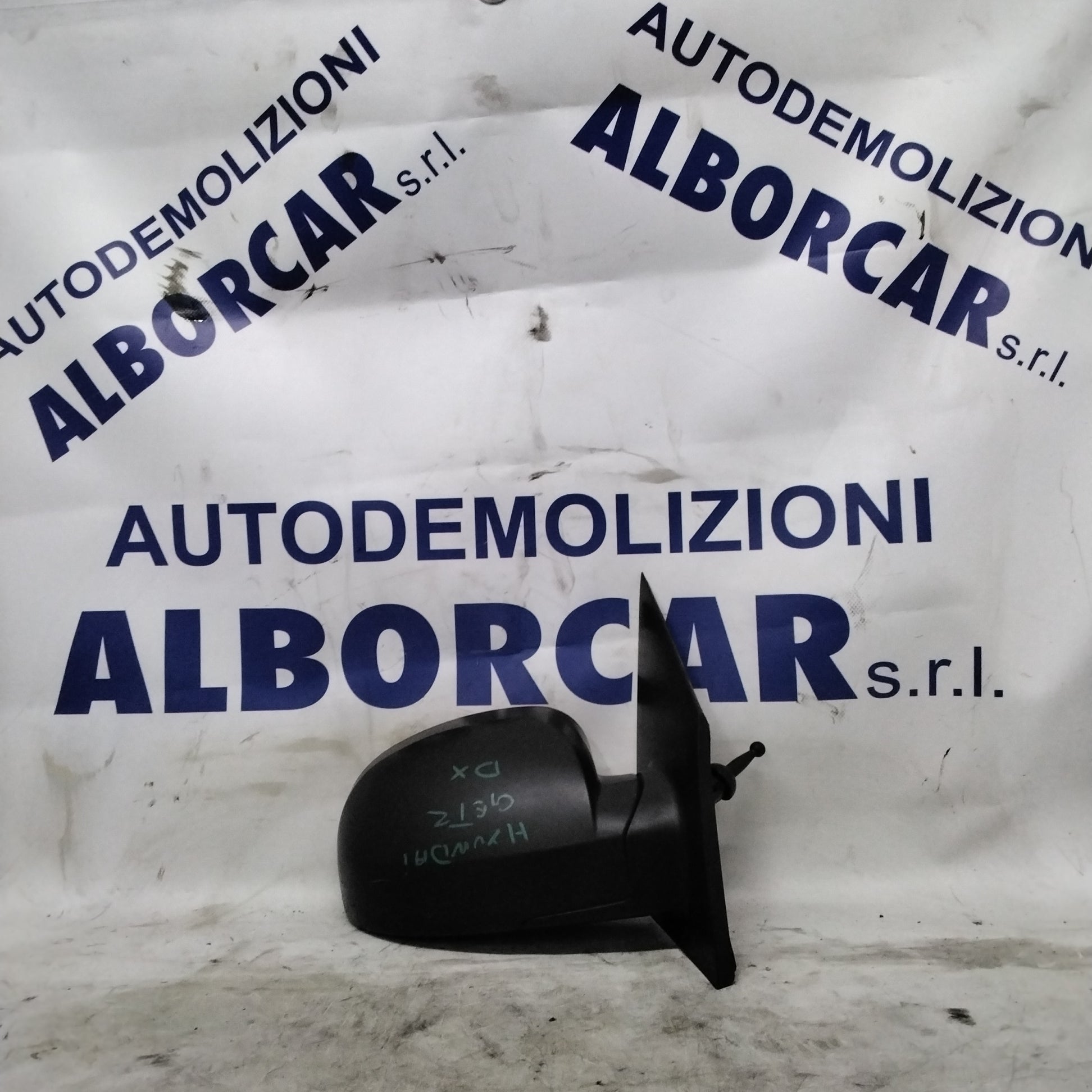 Specchietto retrovisore esterno destro manuale hyundai getz anno 2001-2009 con vetro
